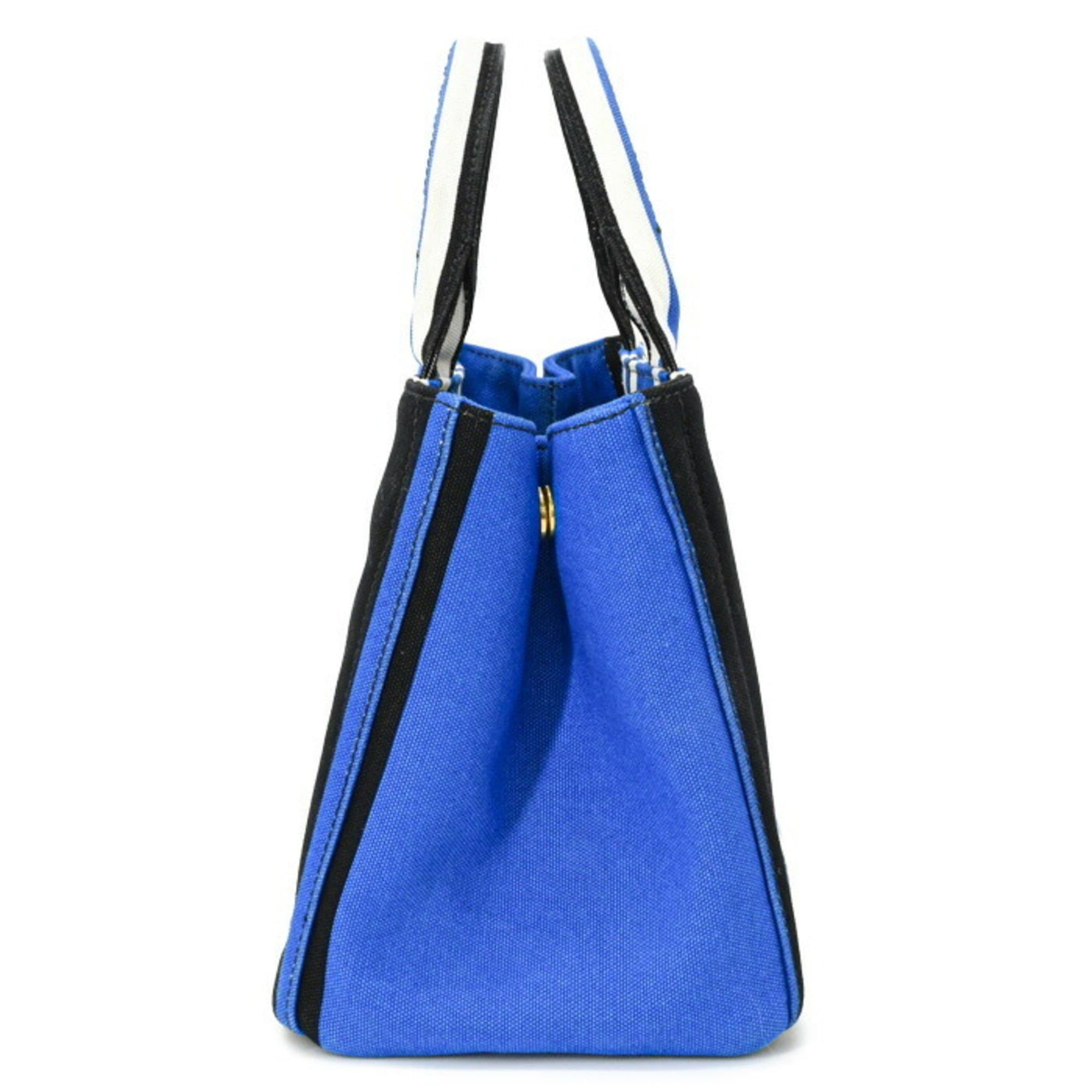 Prada PRADA Canapa Handbag Shoulder Bag Canvas Blue Women's Size ONE SIZE - 5 Thumbnail