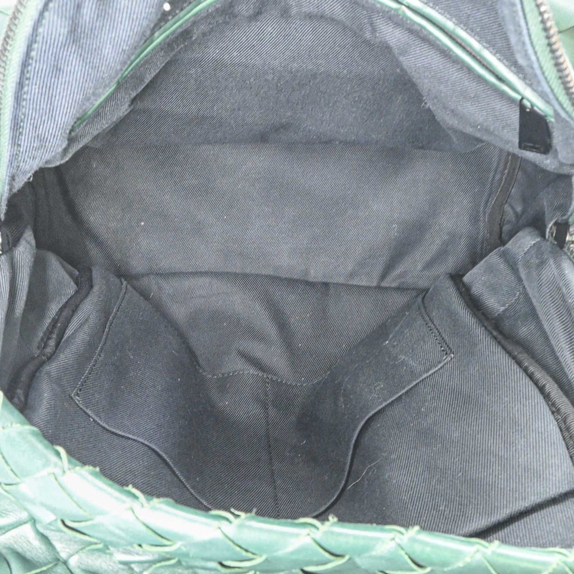 Bottega Veneta Bottega Veneta Intrecciato Backpack Rucksack Green Size ONE SIZE - 10 Thumbnail