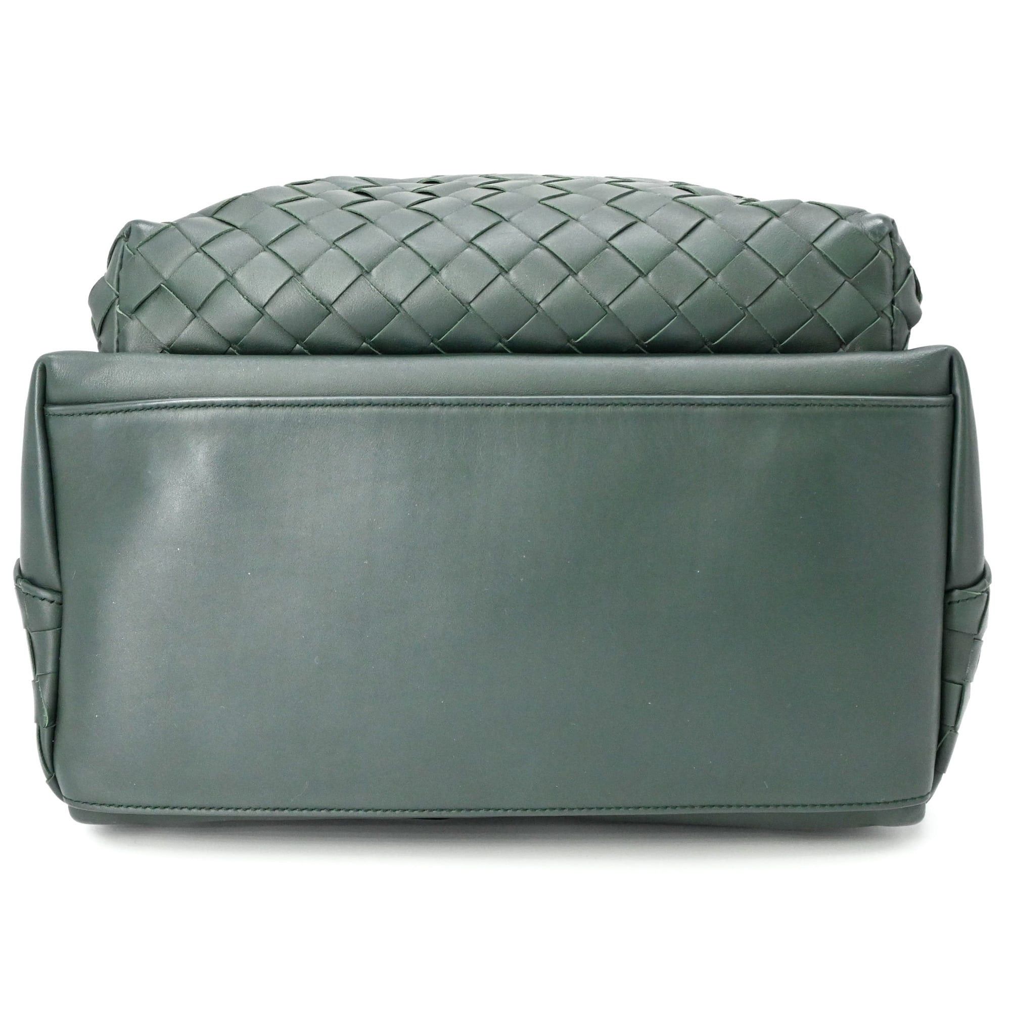 Bottega Veneta Bottega Veneta Intrecciato Backpack Rucksack Green Size ONE SIZE - 6 Thumbnail