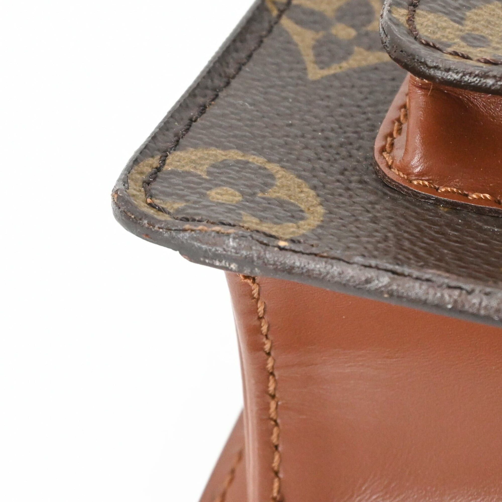 Louis Vuitton LOUIS VUITTON Monceau 26 Handbag/Shoulder Bag, Monogram Canvas, Brown, M51187 Size ONE SIZE - 14 Thumbnail