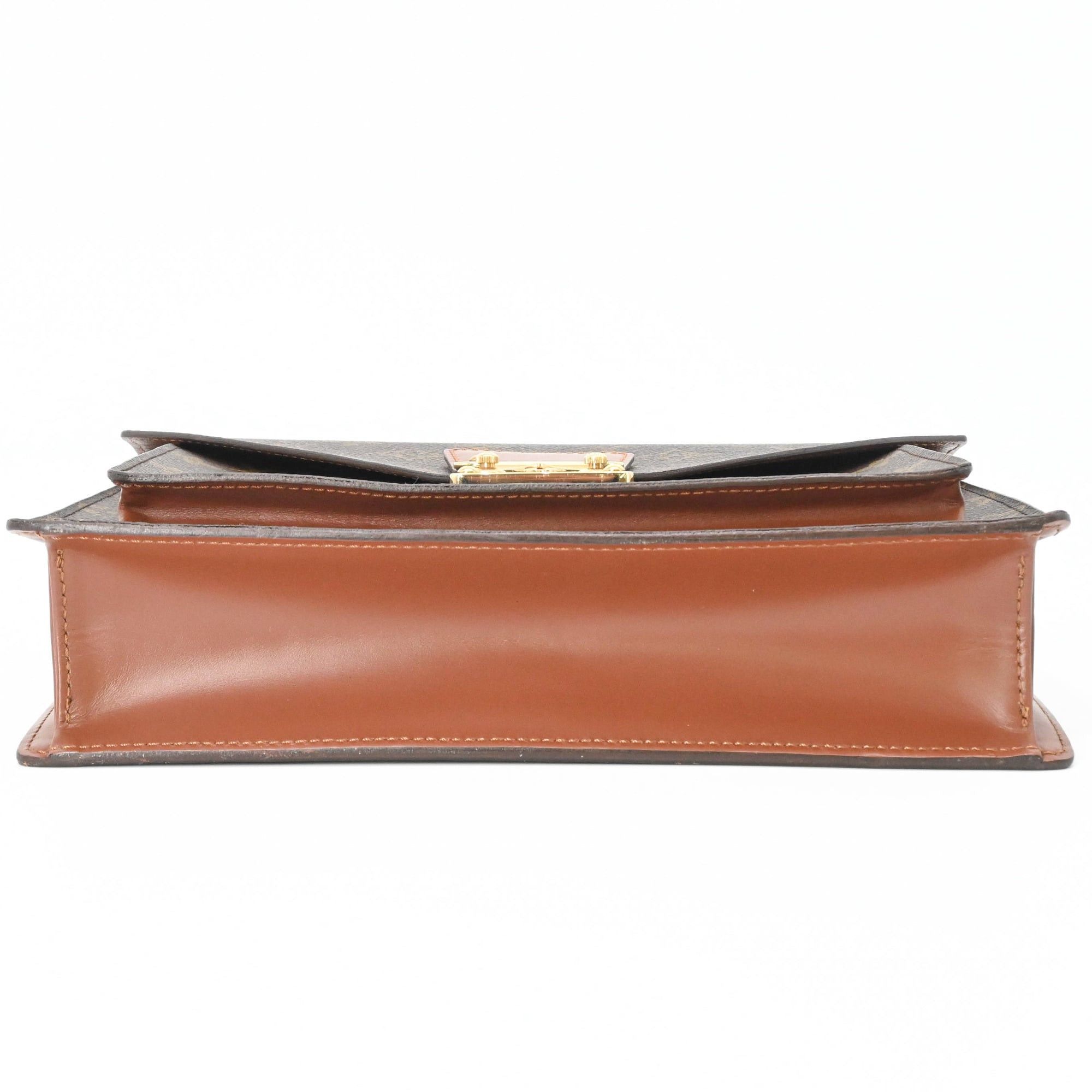 Louis Vuitton LOUIS VUITTON Monceau 26 Handbag/Shoulder Bag, Monogram Canvas, Brown, M51187 Size ONE SIZE - 5 Thumbnail