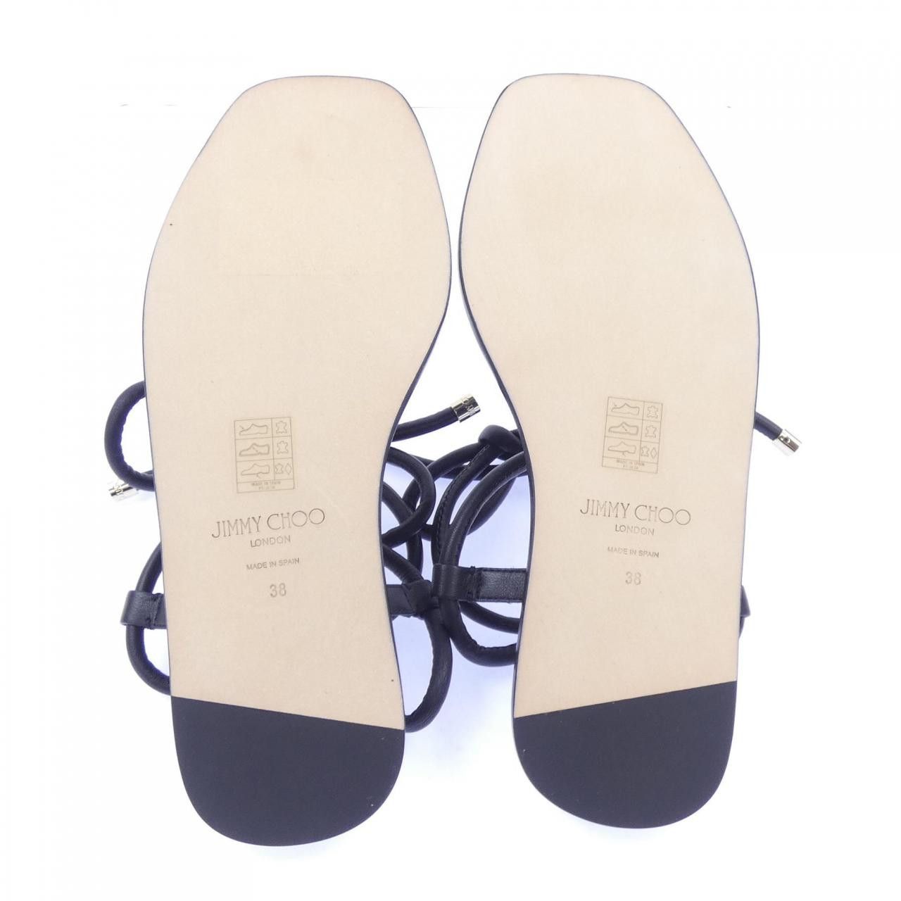 Jimmy Choo Jimmy Choo Jimmy Choo Sandals Leather Shoes DUTY FREE for USA Size ONE SIZE - 5 Thumbnail