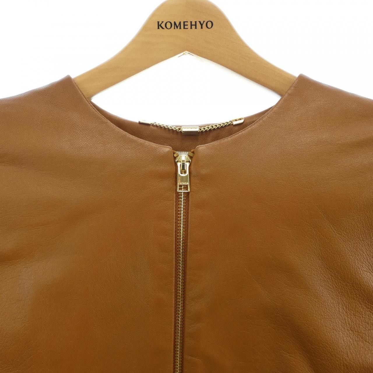 Other Other Escada Sport Leather Jacket Leather Outerwear DUTY FREE for USA Size ONE SIZE - 6 Thumbnail