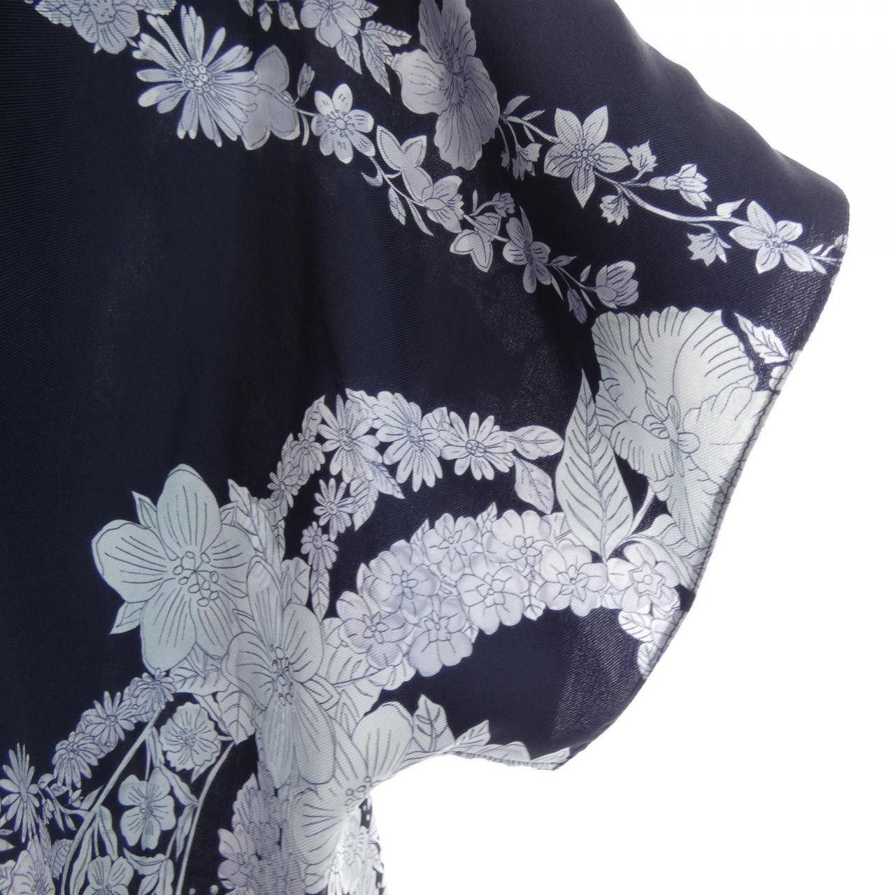Hermes Hermes Hermes BRIDE DE GALA EN FLEURS Silk Dress Textile Dresses DUTY FREE for USA Size ONE SIZE - 6 Thumbnail