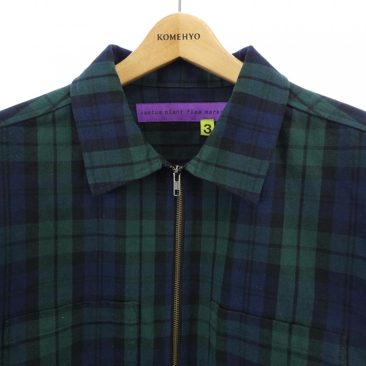 Other Other Cactus Plant Flea Market Check Jacket Textile Outerwear DUTY FREE for USA Size ONE SIZE - 5 Thumbnail