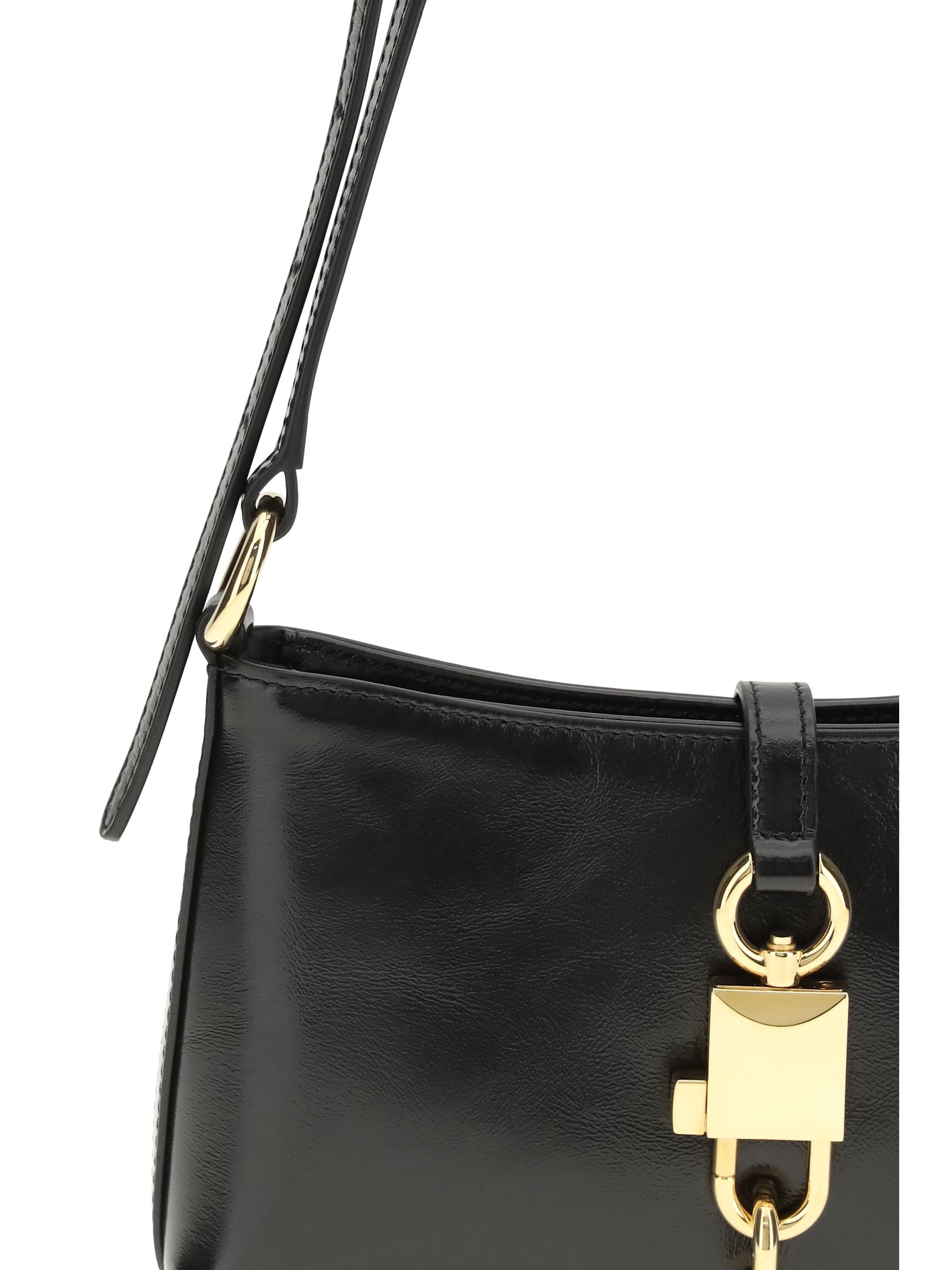 Dolce & Gabbana Lock leather Shoulder Bag Size ONE SIZE - 4 Thumbnail