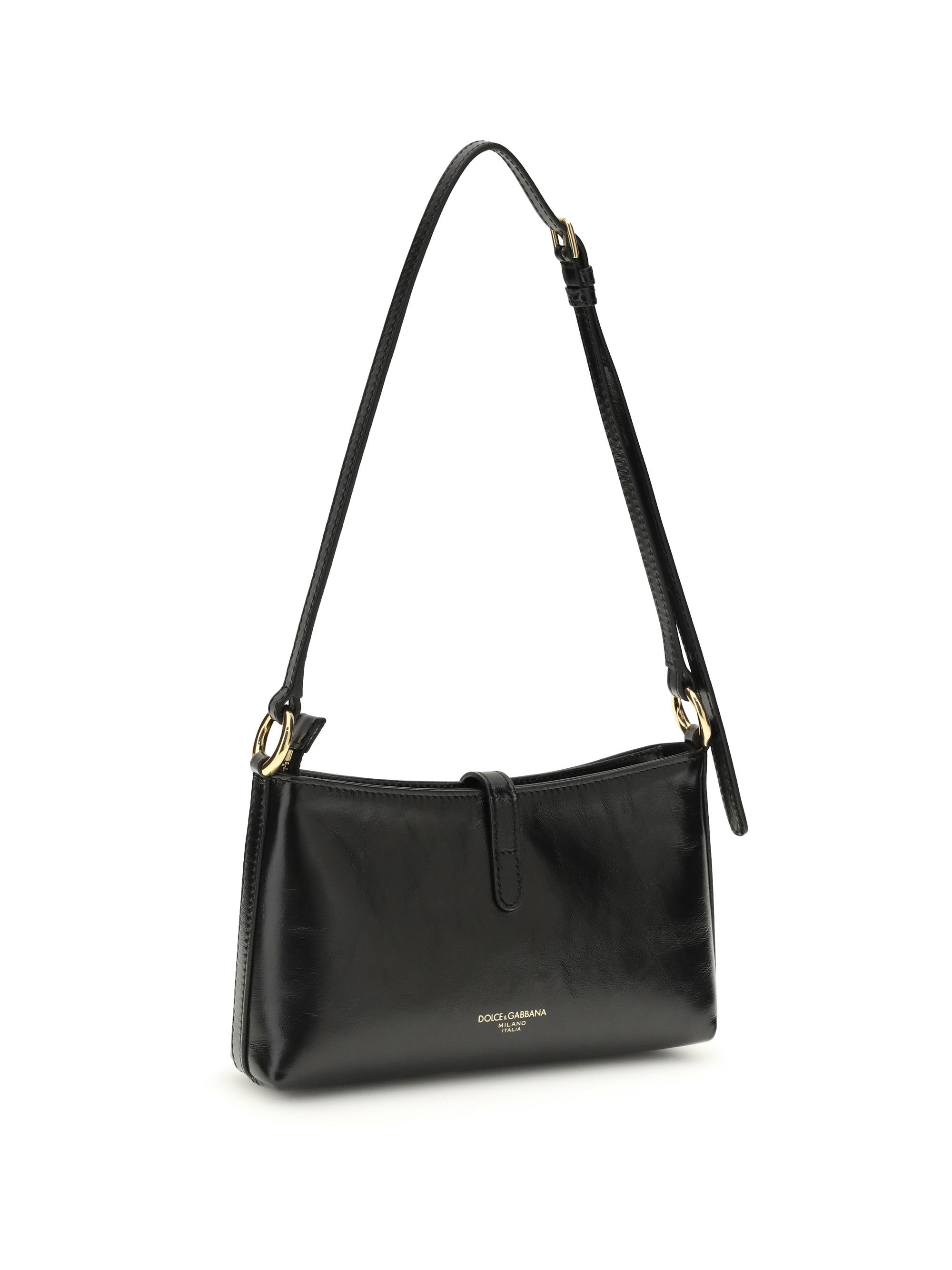 Dolce & Gabbana Lock leather Shoulder Bag Size ONE SIZE - 3 Thumbnail