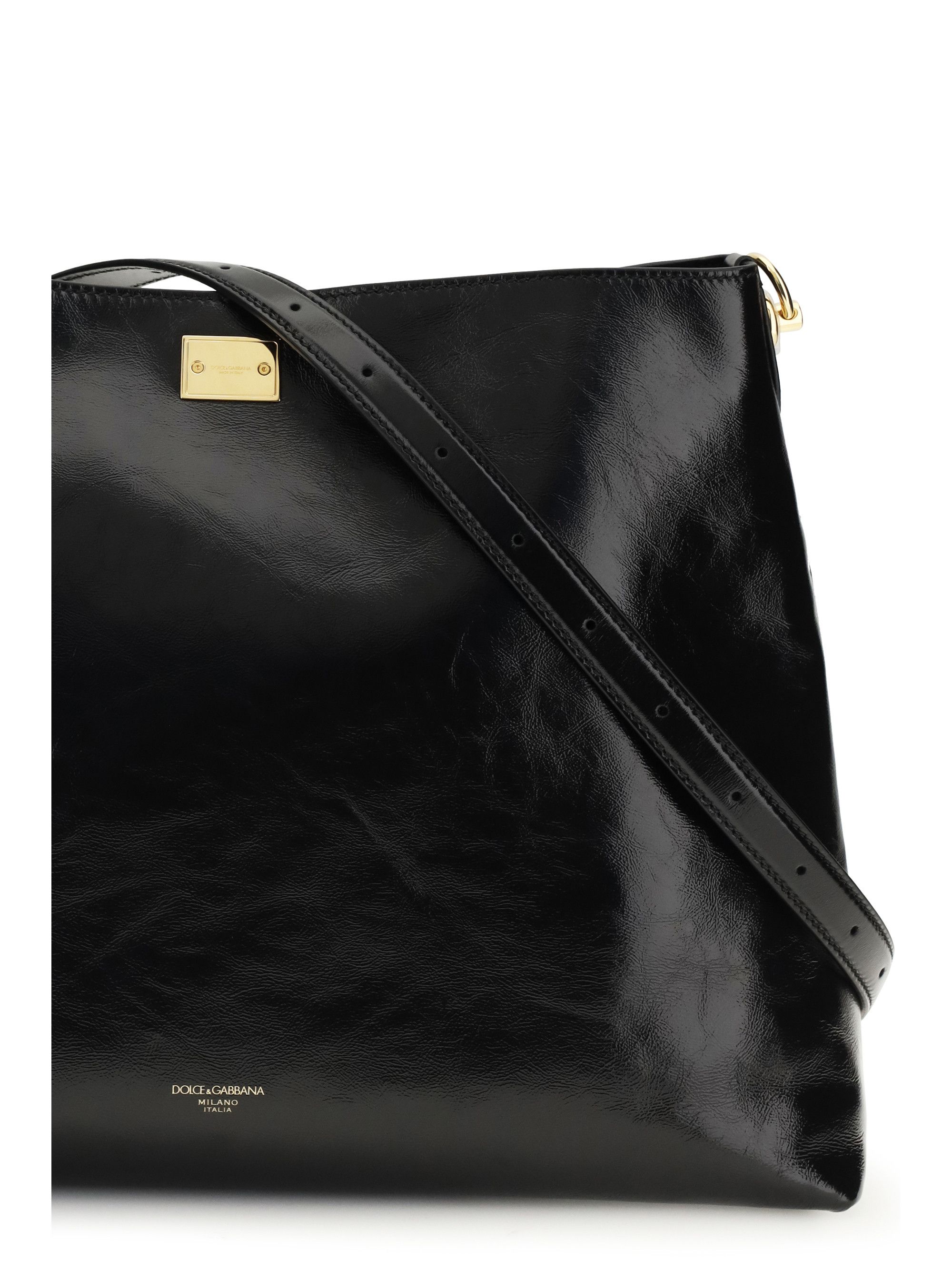 Dolce & Gabbana Large Vittoria leather Shoulder Bag Size ONE SIZE - 4 Thumbnail