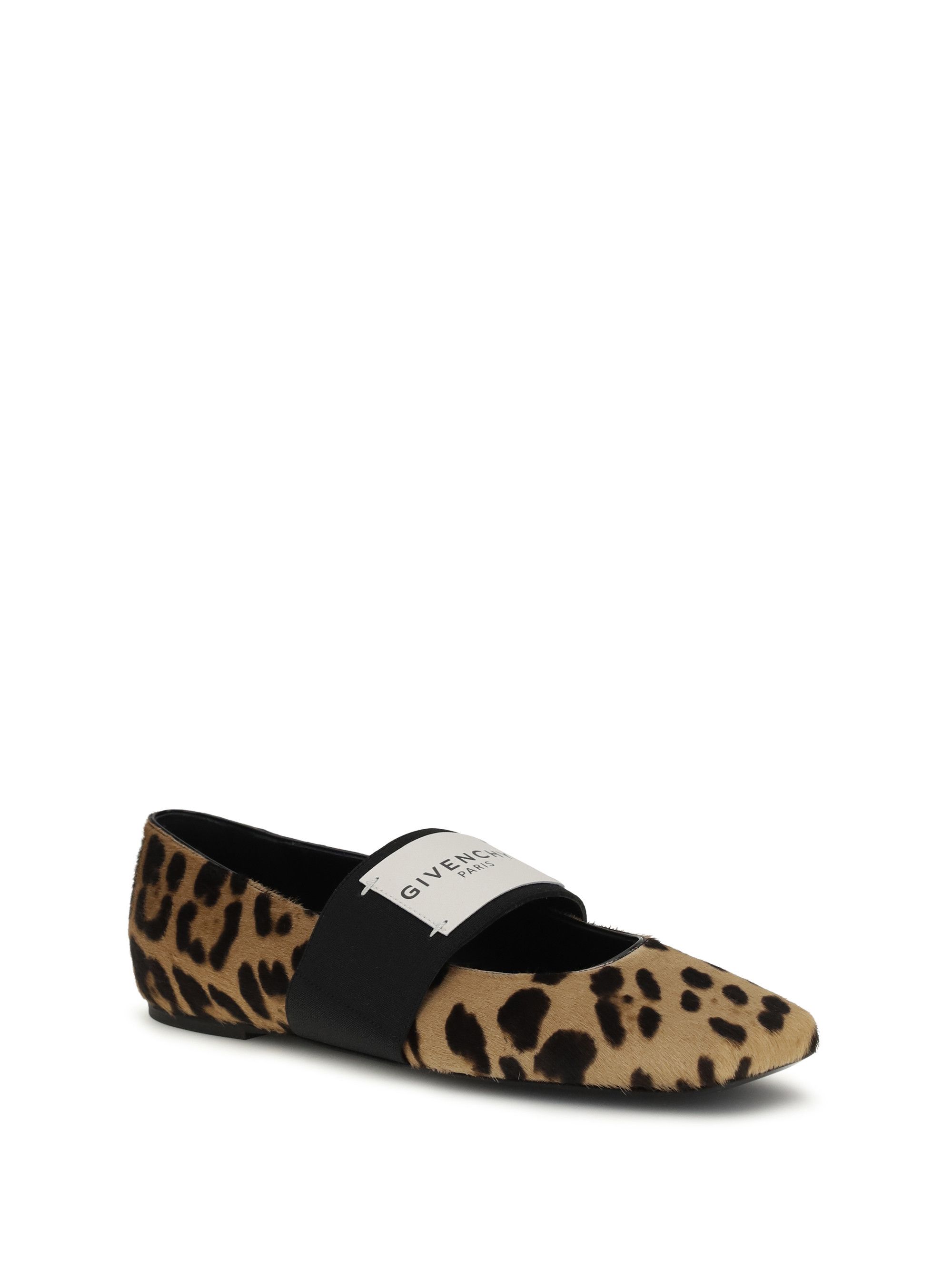 Givenchy Leopard print Sliced Square Ballerinas Size US 7 / IT 37 - 2 Thumbnail