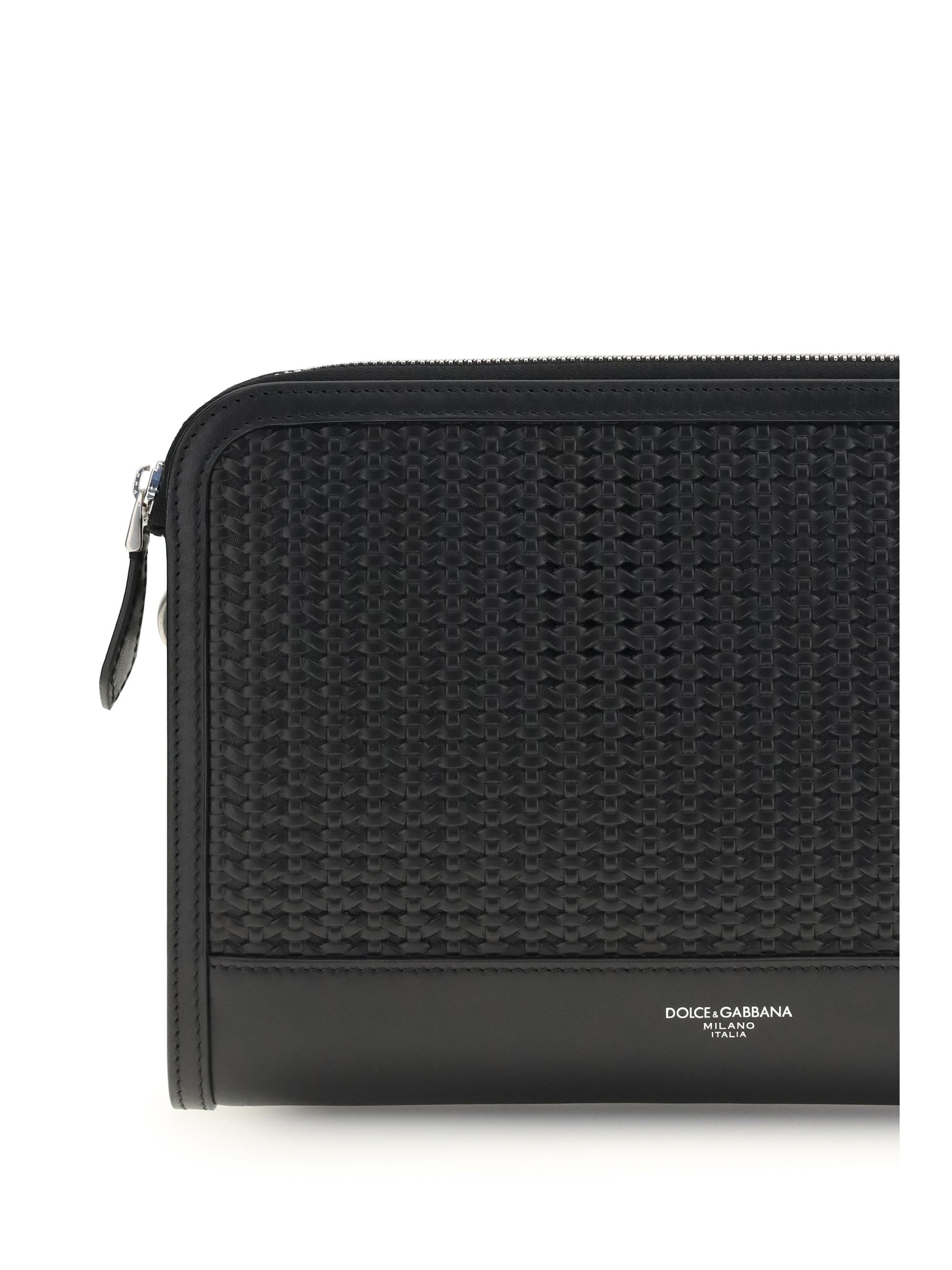 Dolce & Gabbana Leather Pouch Size ONE SIZE - 3 Thumbnail