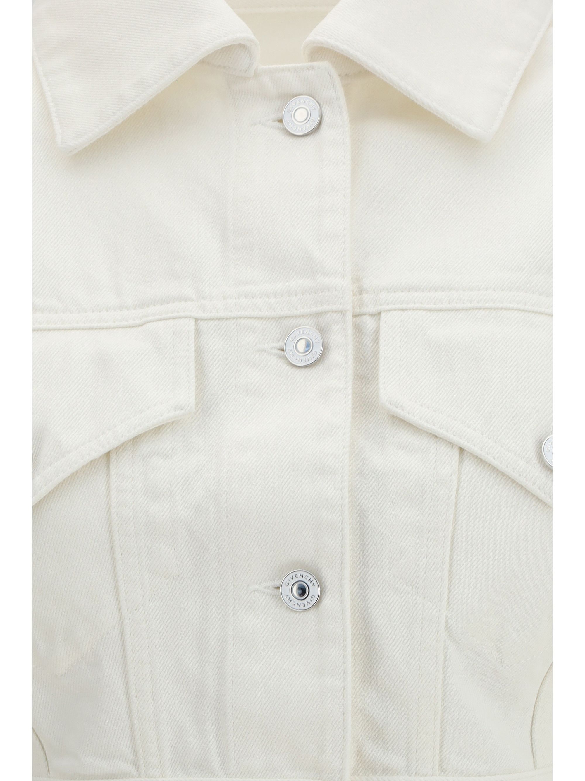 Givenchy Cocoon reversed-effect raw denim Jacket Size S / US 4 / IT 40 - 3 Thumbnail