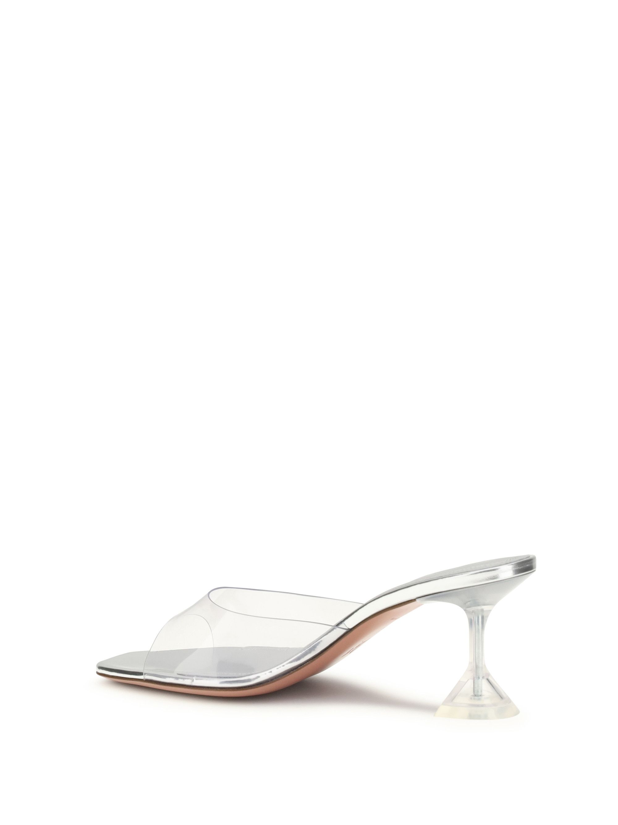 Amina Muaddi Lupita Glass Sandals Size US 6.5 / IT 36.5 - 3 Thumbnail