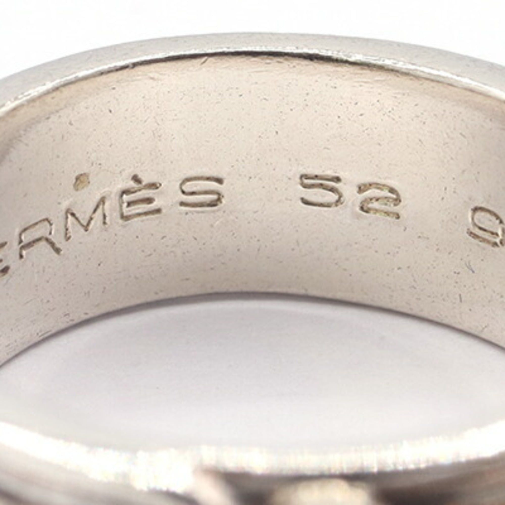 Hermes Hermes Artemis Ring, Sterling Silver 925 & Yellow Gold, Size 52, Combination Women's. Size ONE SIZE - 3 Thumbnail