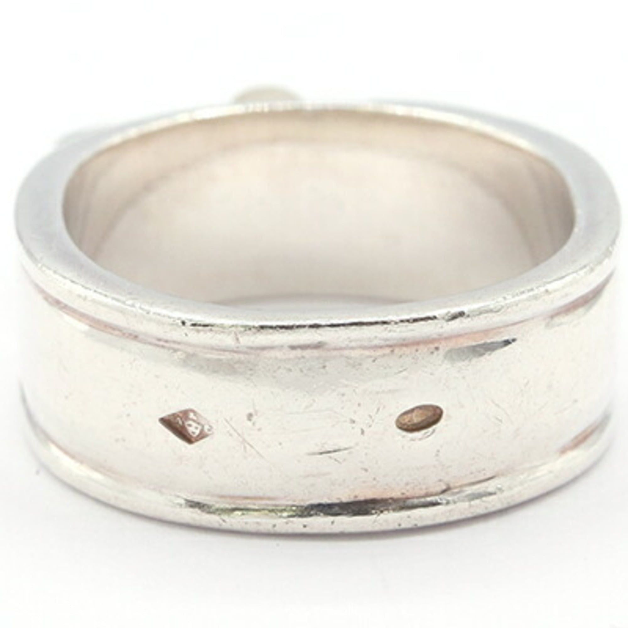 Hermes Hermes Artemis Ring, Sterling Silver 925 & Yellow Gold, Size 52, Combination Women's. Size ONE SIZE - 2 Thumbnail