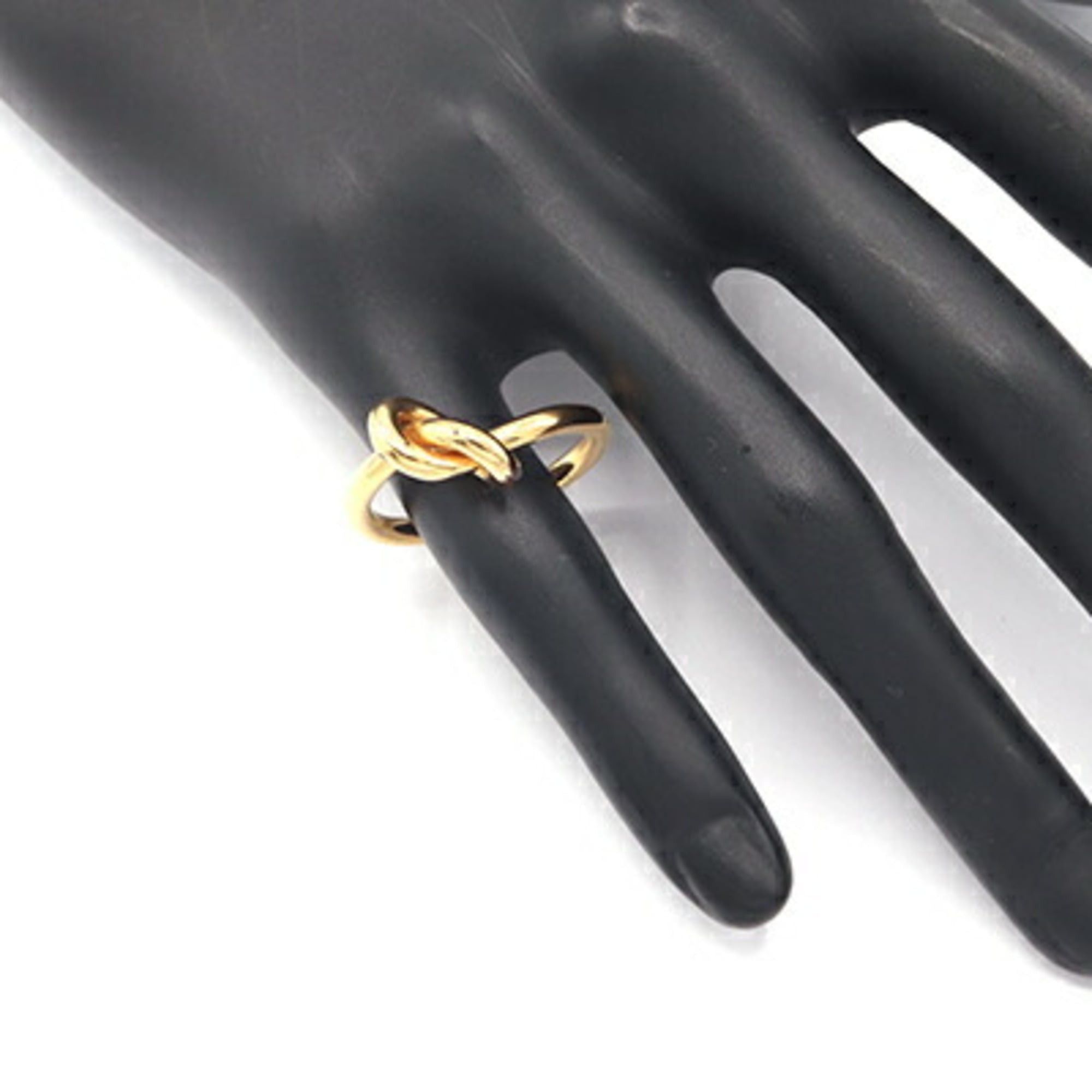 Celine Celine Knot Ring 46N636BRA.35OR Gold Metal for Women CELINE Size ONE SIZE - 6 Thumbnail