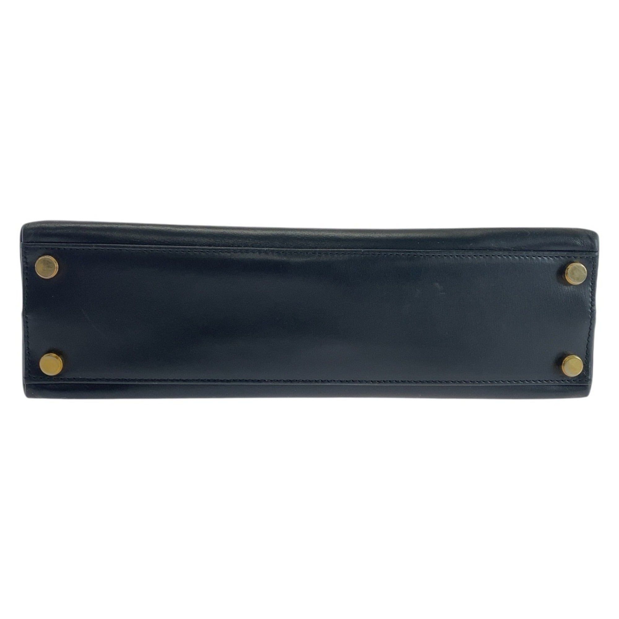 Salvatore Ferragamo Salvatore Ferragamo Vintage Gancini Black Leather Handbag/Shoulder Bag (2-way) for Women Size ONE SIZE - 9 Thumbnail
