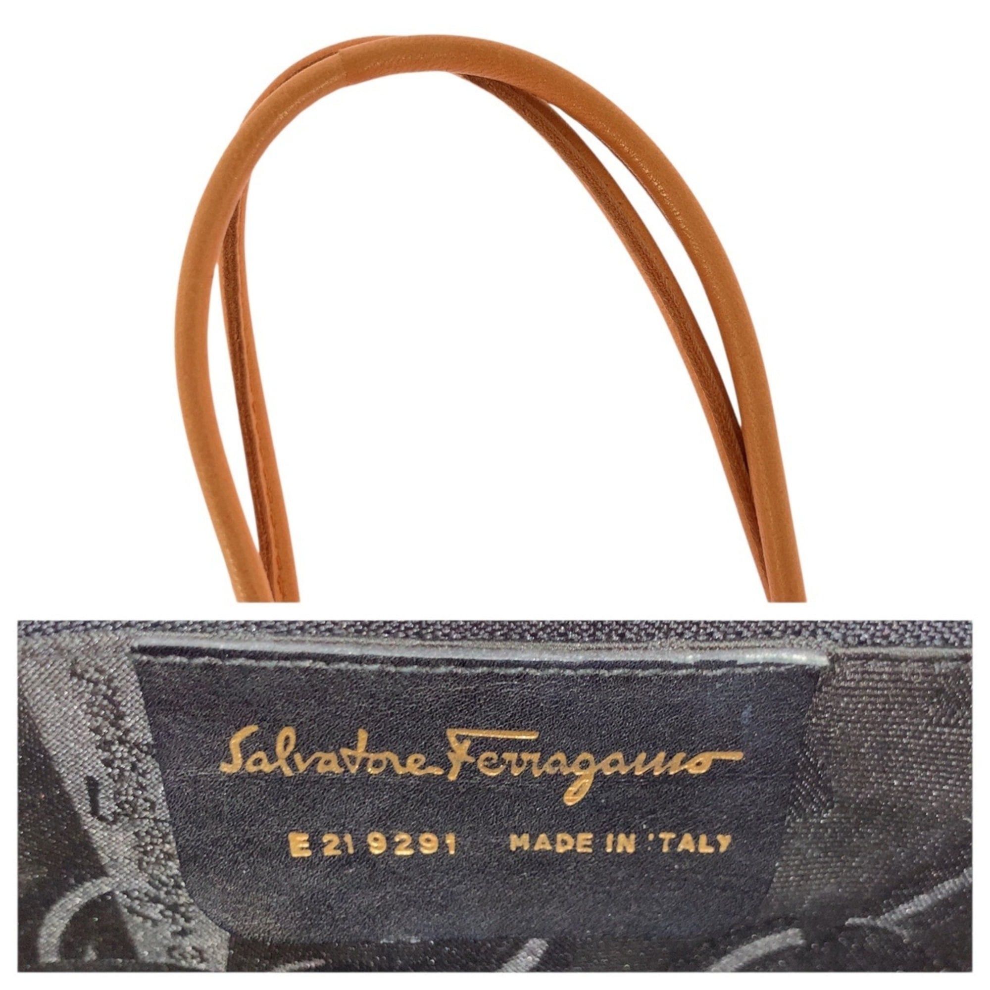 Salvatore Ferragamo Salvatore Ferragamo Vintage Orange Leather Handbag E21 9291 for Women Size ONE SIZE - 4 Thumbnail