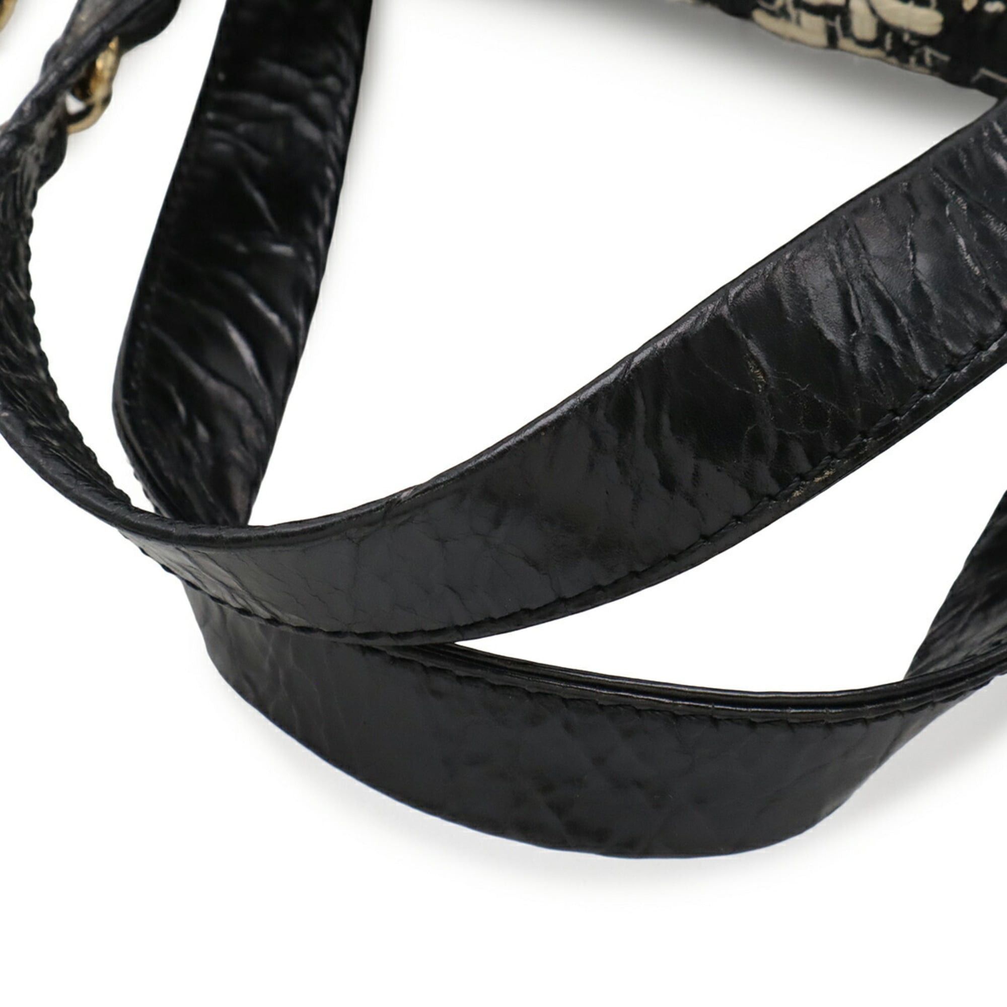 Chanel CHANEL Coco Mark Portobello Matelassé Tote Bag Shoulder Chain Leather Tweed Black A39045 Size ONE SIZE - 6 Thumbnail