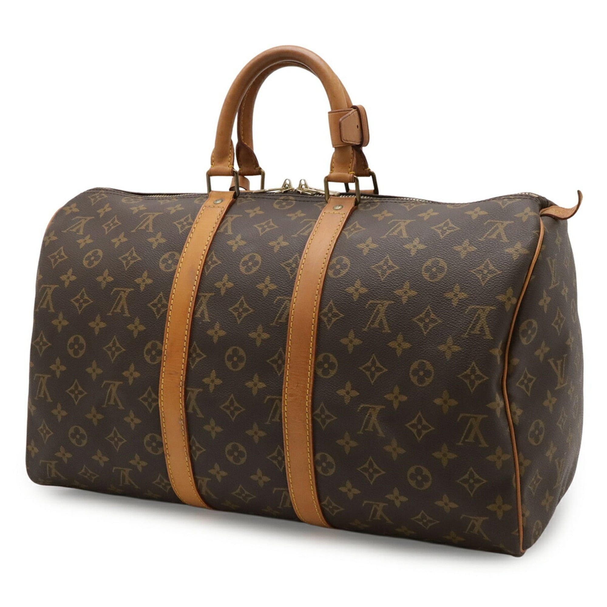 Louis Vuitton Louis Vuitton Monogram Keepall 45 Boston Bag Handbag Travel M41428 Size ONE SIZE - 3 Thumbnail