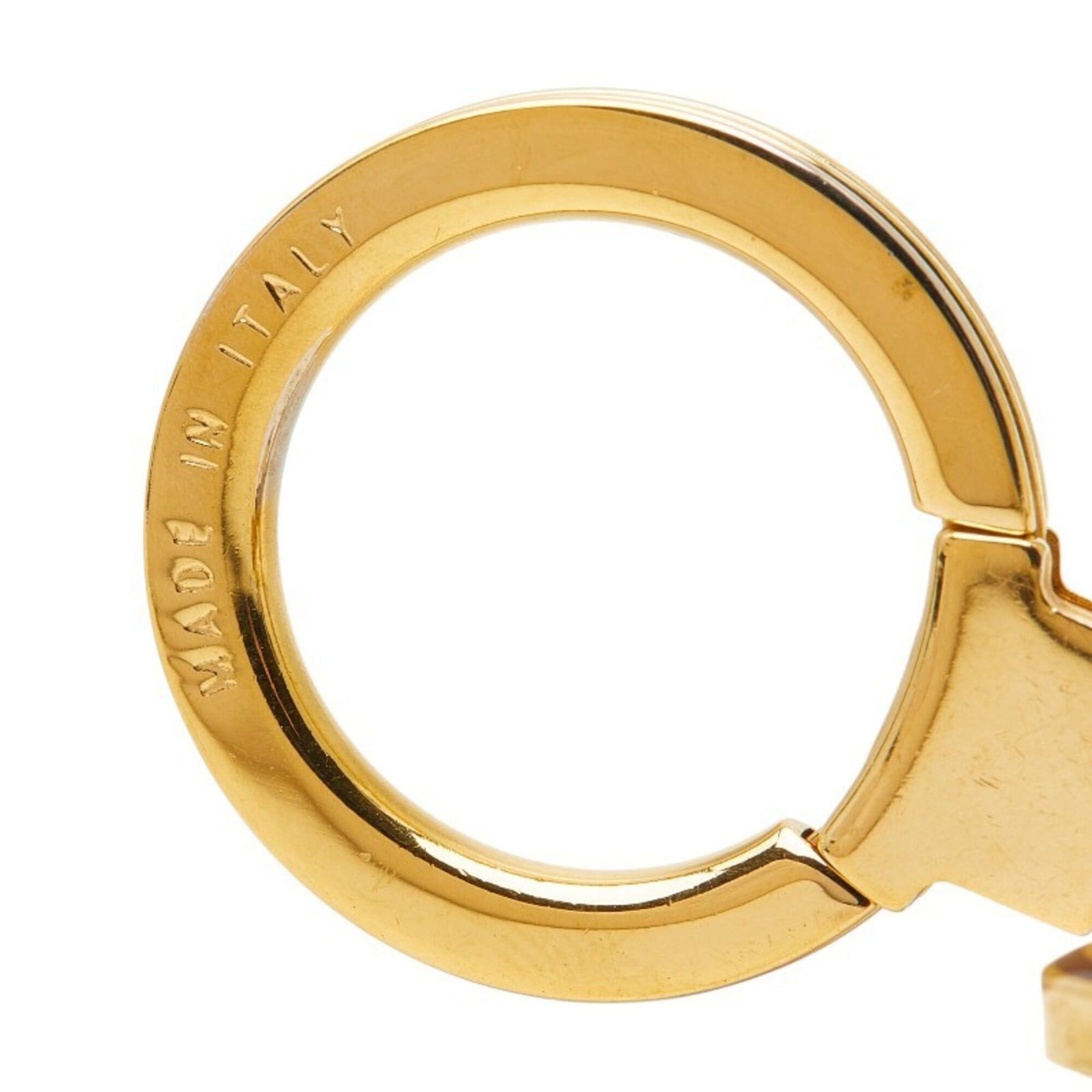 Louis Vuitton Louis Vuitton Portefeuille Chaine Pastille Keychain Charm M65386 Gold Brown Plated Women's LOUIS VUITTON Size ONE SIZE - 5 Thumbnail