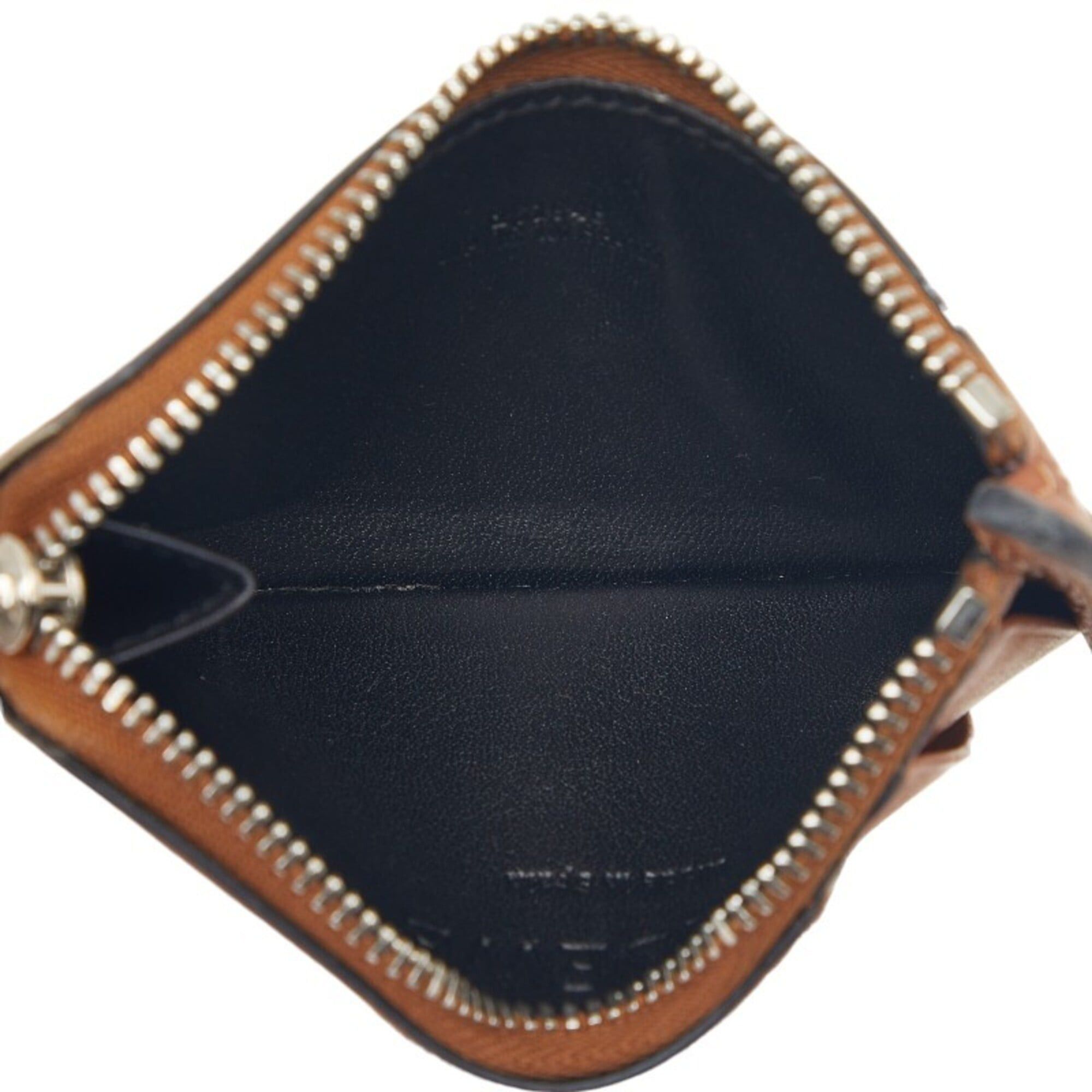 Loewe Loewe Anagram Puzzle Wallet/Coin Purse/Card Case in Brown, Pink, and White Leather for Women Size ONE SIZE - 7 Thumbnail