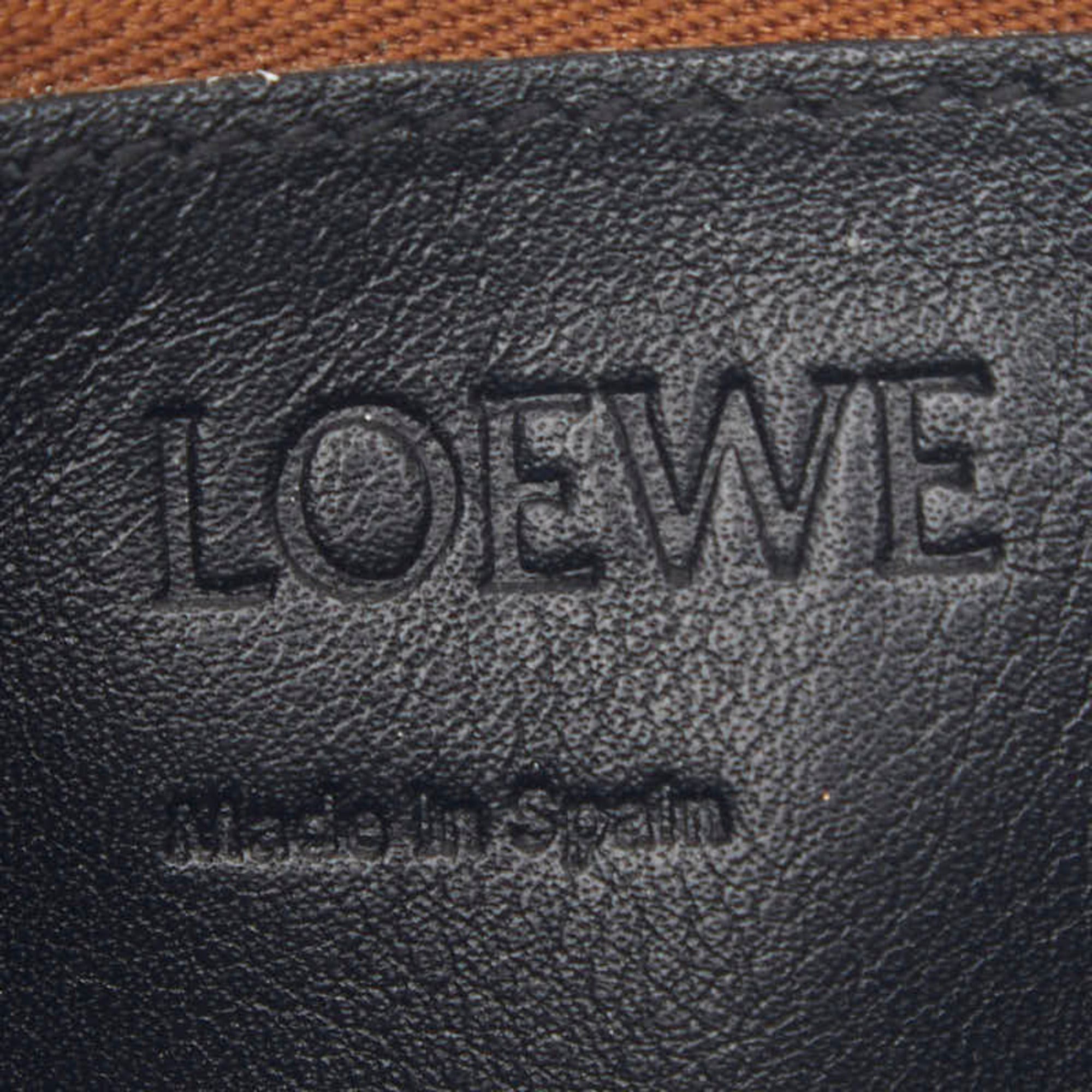 Loewe Loewe Anagram Puzzle Wallet/Coin Purse/Card Case in Brown, Pink, and White Leather for Women Size ONE SIZE - 9 Thumbnail