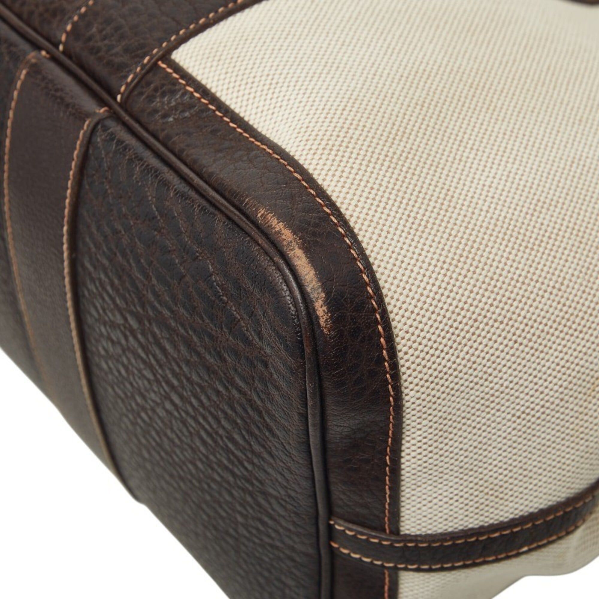 Hermes Hermes Garden Party PM Tote Bag, Marron Brown, Toile H Leather, Canvas, Women's HERMES Size ONE SIZE - 4 Thumbnail