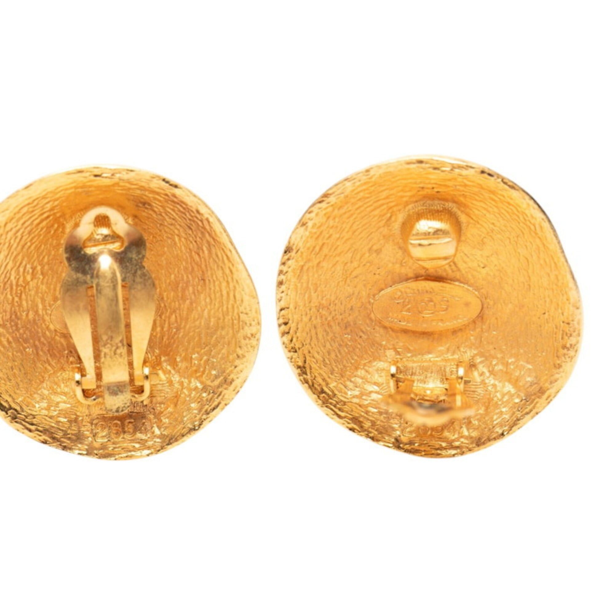Chanel Chanel Coco Mark Vintage Earrings, Gold Plated, Women's CHANEL Size ONE SIZE - 3 Thumbnail