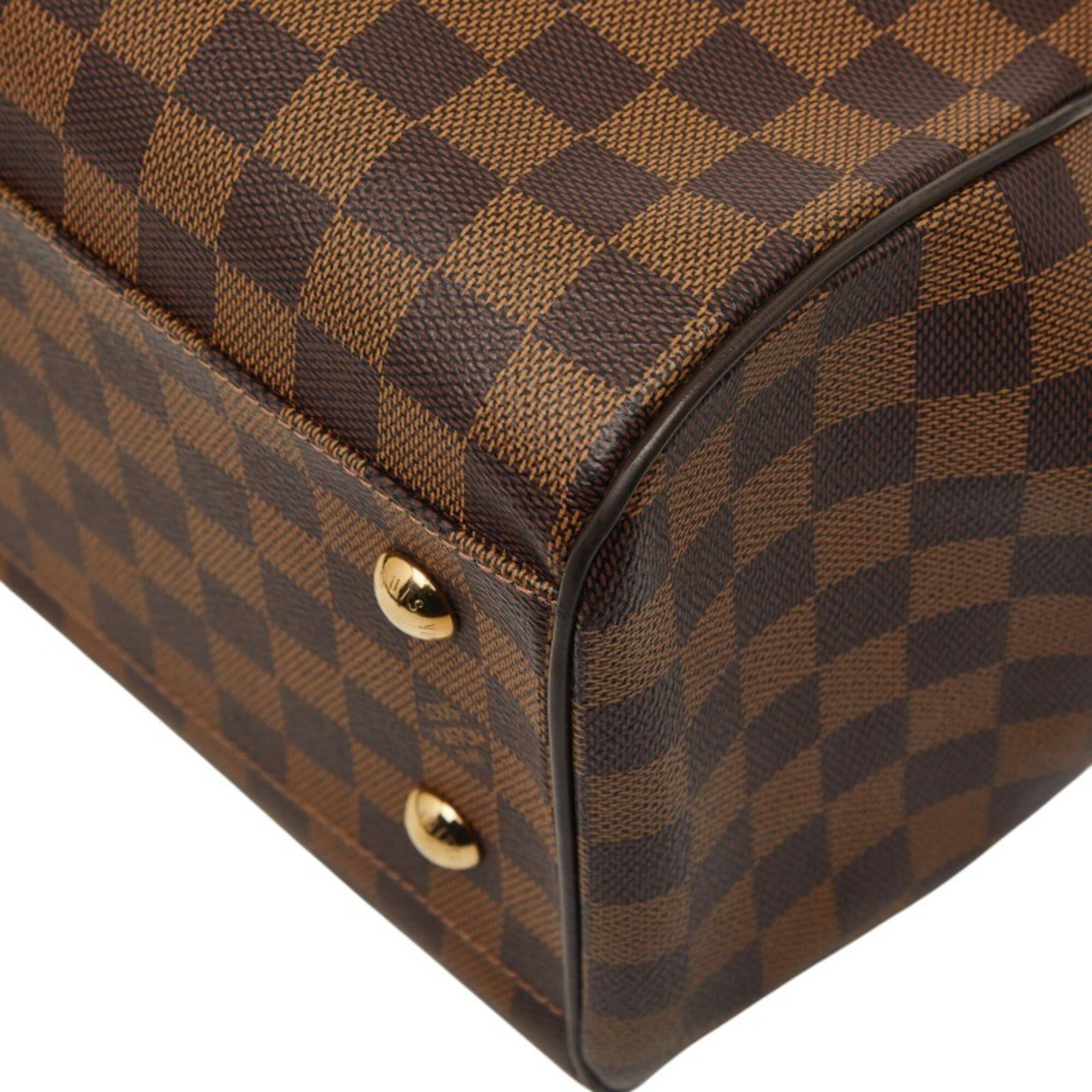 Louis Vuitton Louis Vuitton Damier Trevi GM Handbag Shoulder Bag 2WAY N51998 Brown Leather Women's LOUIS VUITTON Size ONE SIZE - 4 Thumbnail
