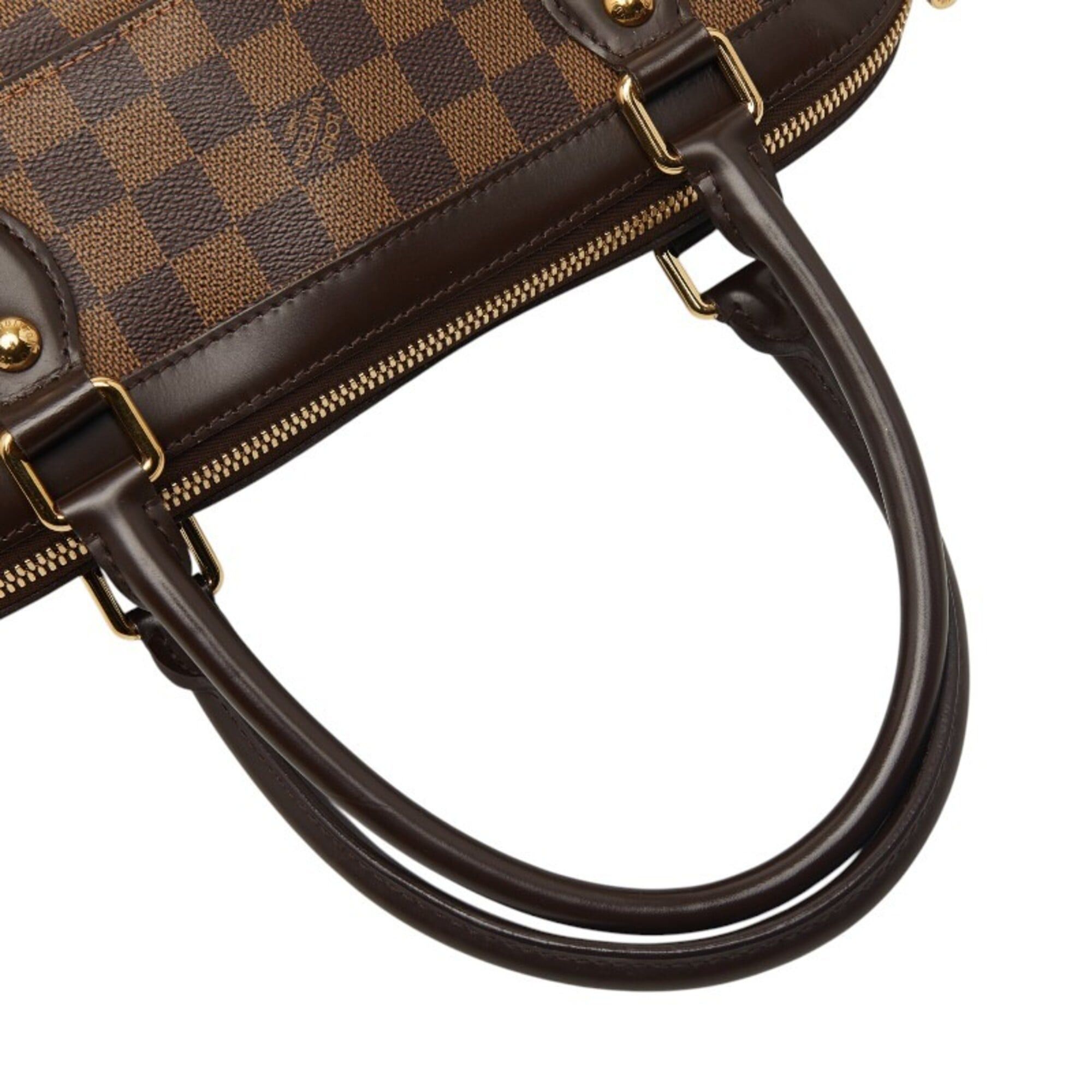 Louis Vuitton Louis Vuitton Damier Trevi GM Handbag Shoulder Bag 2WAY N51998 Brown Leather Women's LOUIS VUITTON Size ONE SIZE - 9 Thumbnail