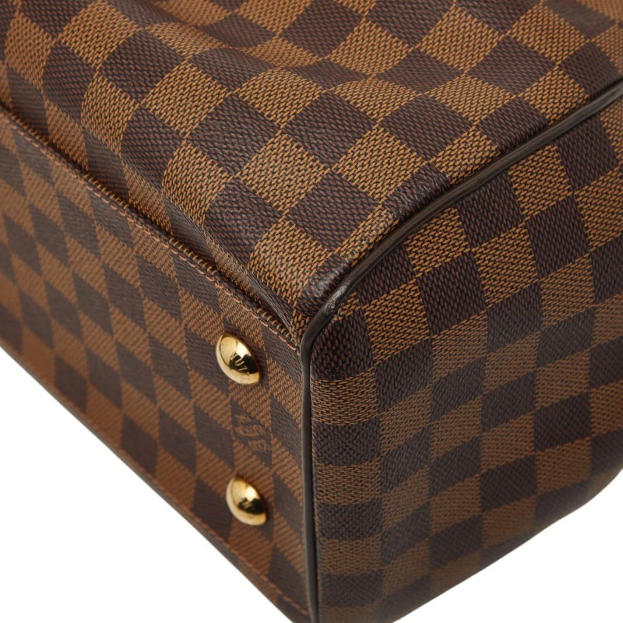 Louis Vuitton Louis Vuitton Damier Trevi GM Handbag Shoulder Bag 2WAY N51998 Brown Leather Women's LOUIS VUITTON Size ONE SIZE - 6 Thumbnail
