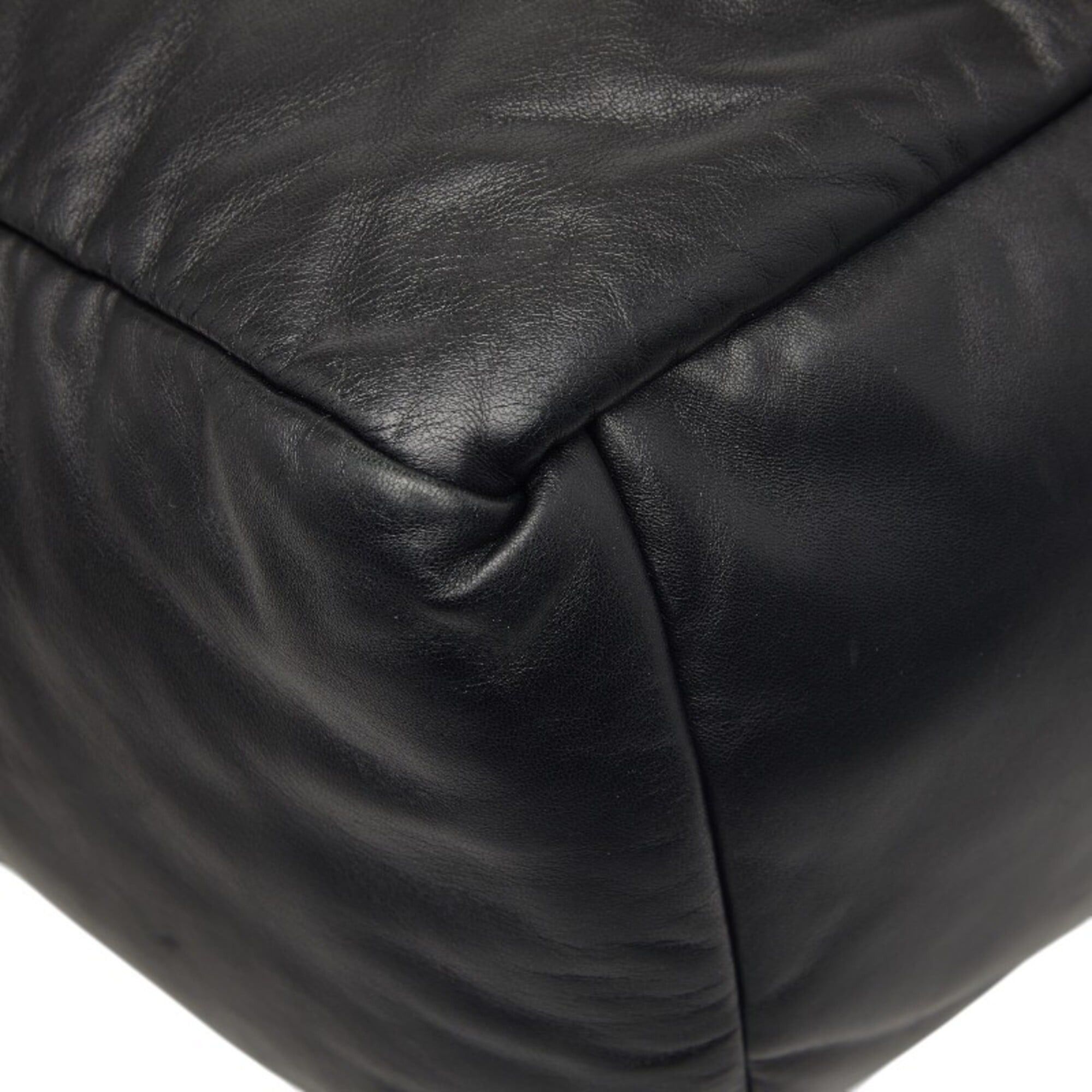 Prada Prada Tote Bag Shoulder Black Leather Women's PRADA Size ONE SIZE - 5 Thumbnail