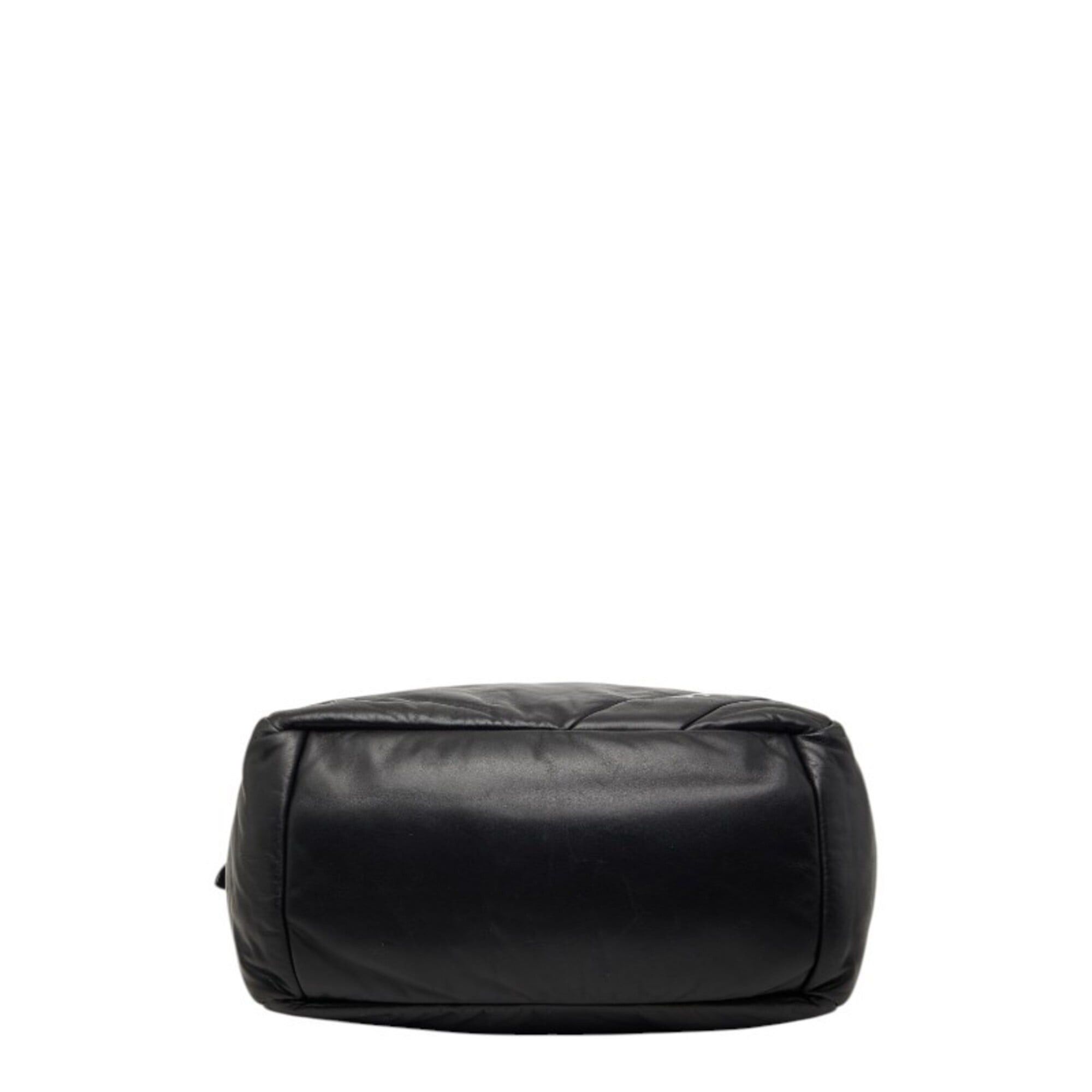Prada Prada Tote Bag Shoulder Black Leather Women's PRADA Size ONE SIZE - 3 Thumbnail