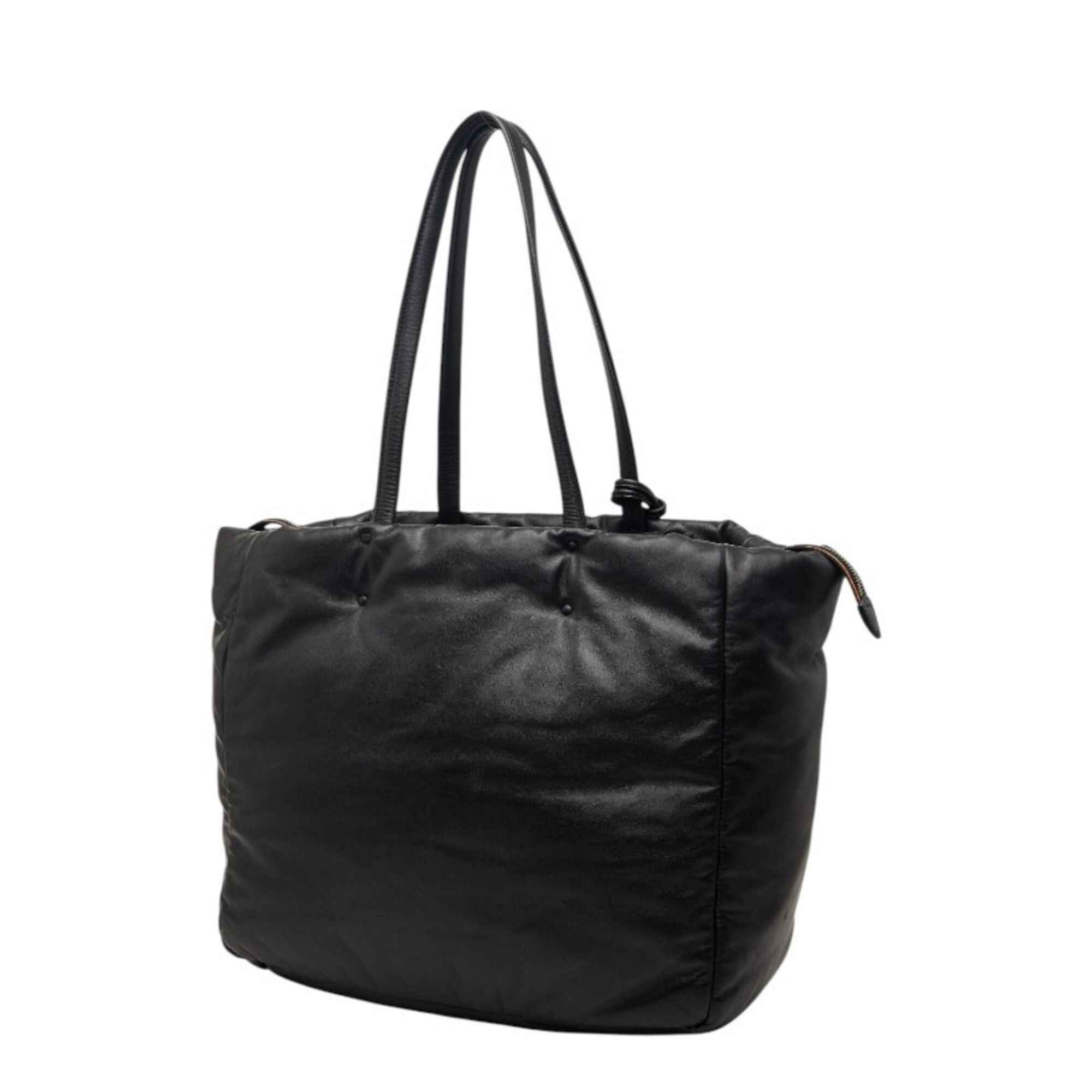 Prada Prada Tote Bag Shoulder Black Leather Women's PRADA Size ONE SIZE - 2 Thumbnail