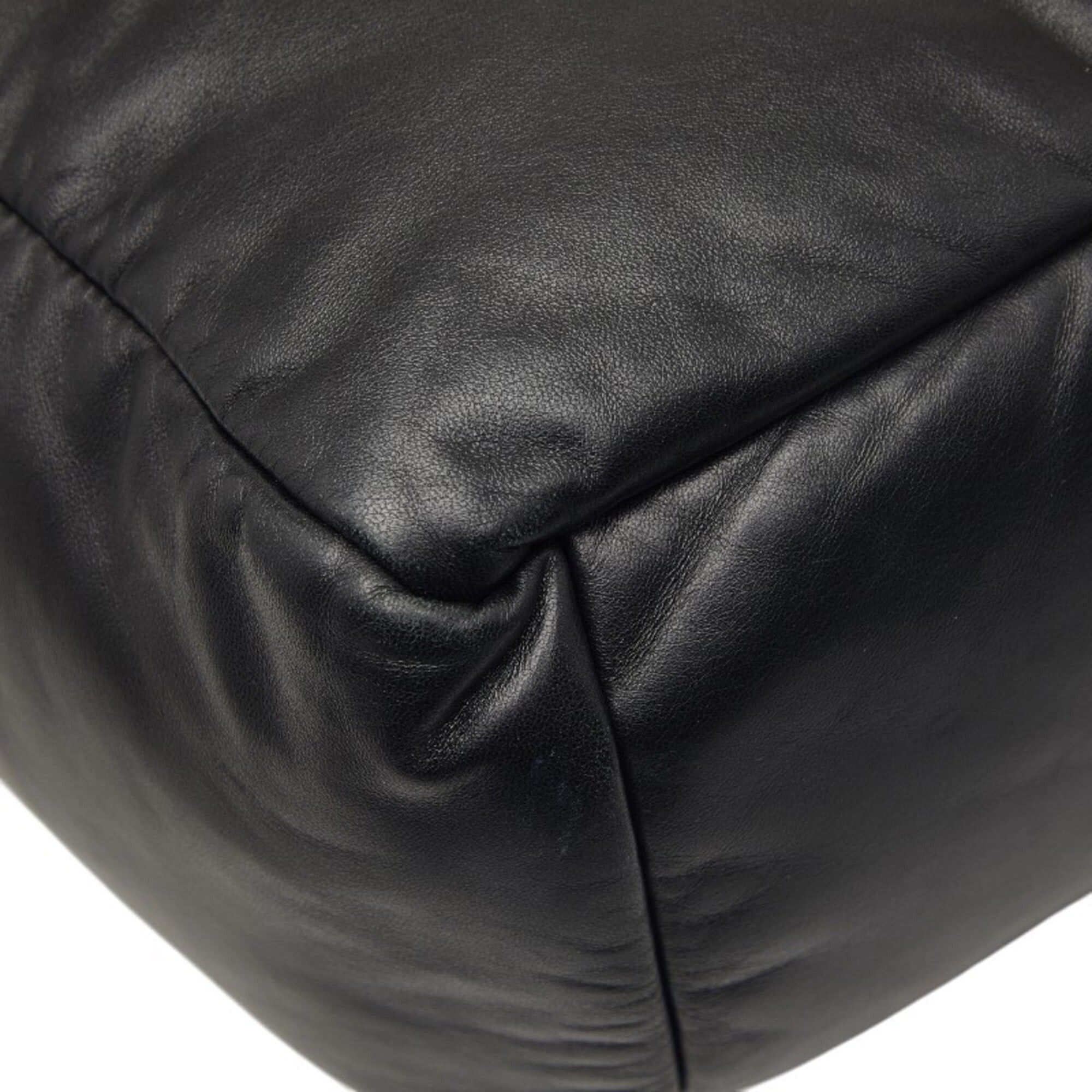 Prada Prada Tote Bag Shoulder Black Leather Women's PRADA Size ONE SIZE - 6 Thumbnail