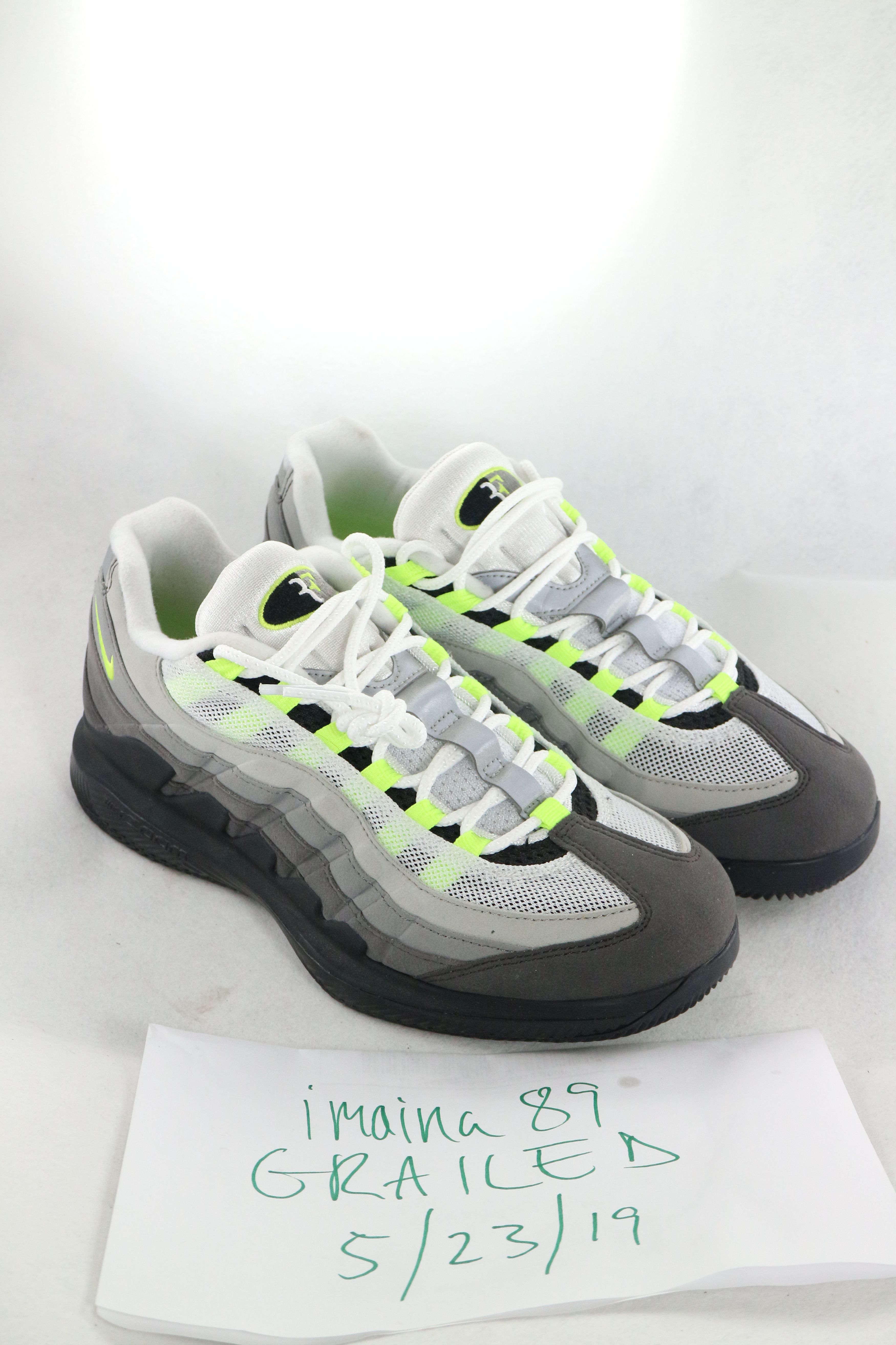 NikeCourt Vapor RF Air Max 95 Neon Footwear