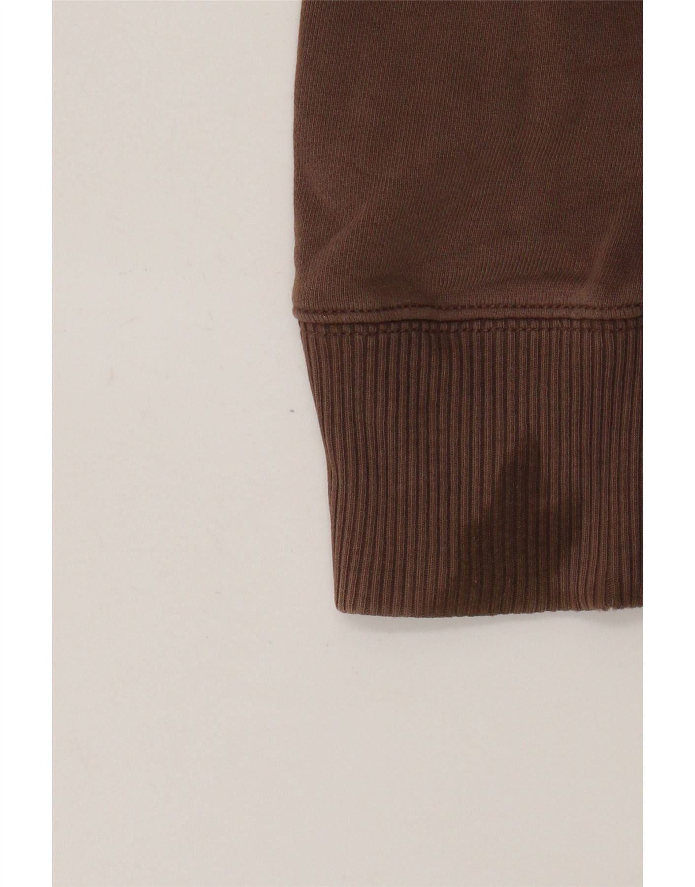Diesel Womens Graphic Zip Hoodie Sweater Large Brown Cotton Size XL / US 12-14 / IT 48-50 - 3 Thumbnail