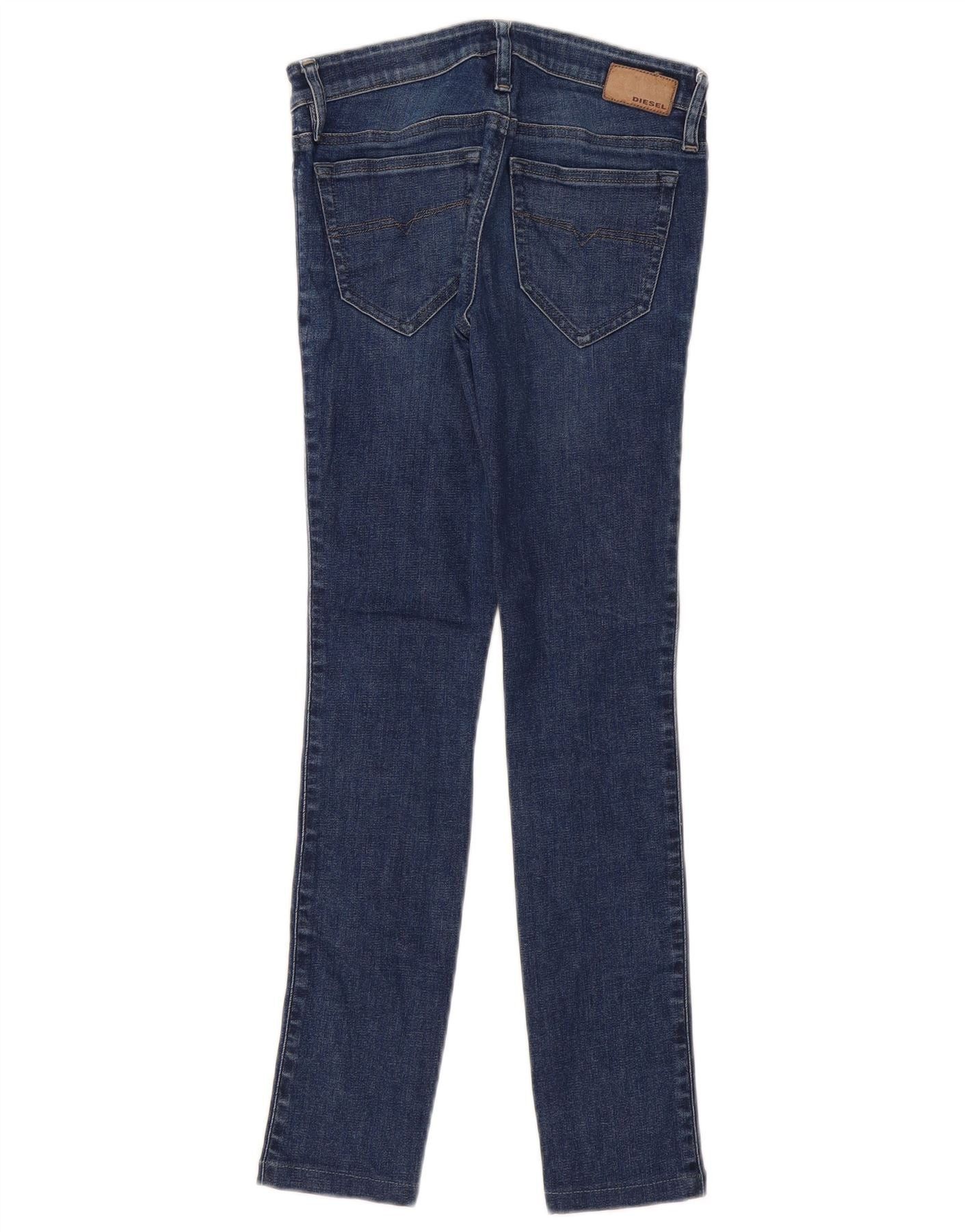 Diesel Womens Skinzee-Low Low Waist Super Slim Skinny Jeans W25 L27 Size 25" / US 0 / IT 36 - 2 Thumbnail