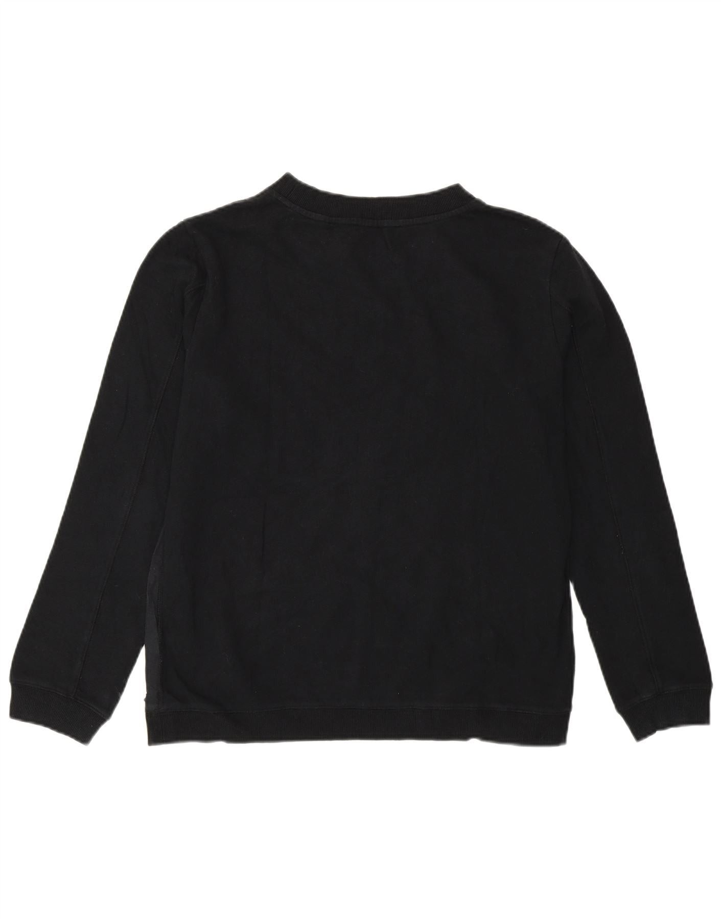Diesel Womens Graphic Sweatshirt Jumper UK 14 Large Black Size M / US 6-8 / IT 42-44 - 2 Thumbnail