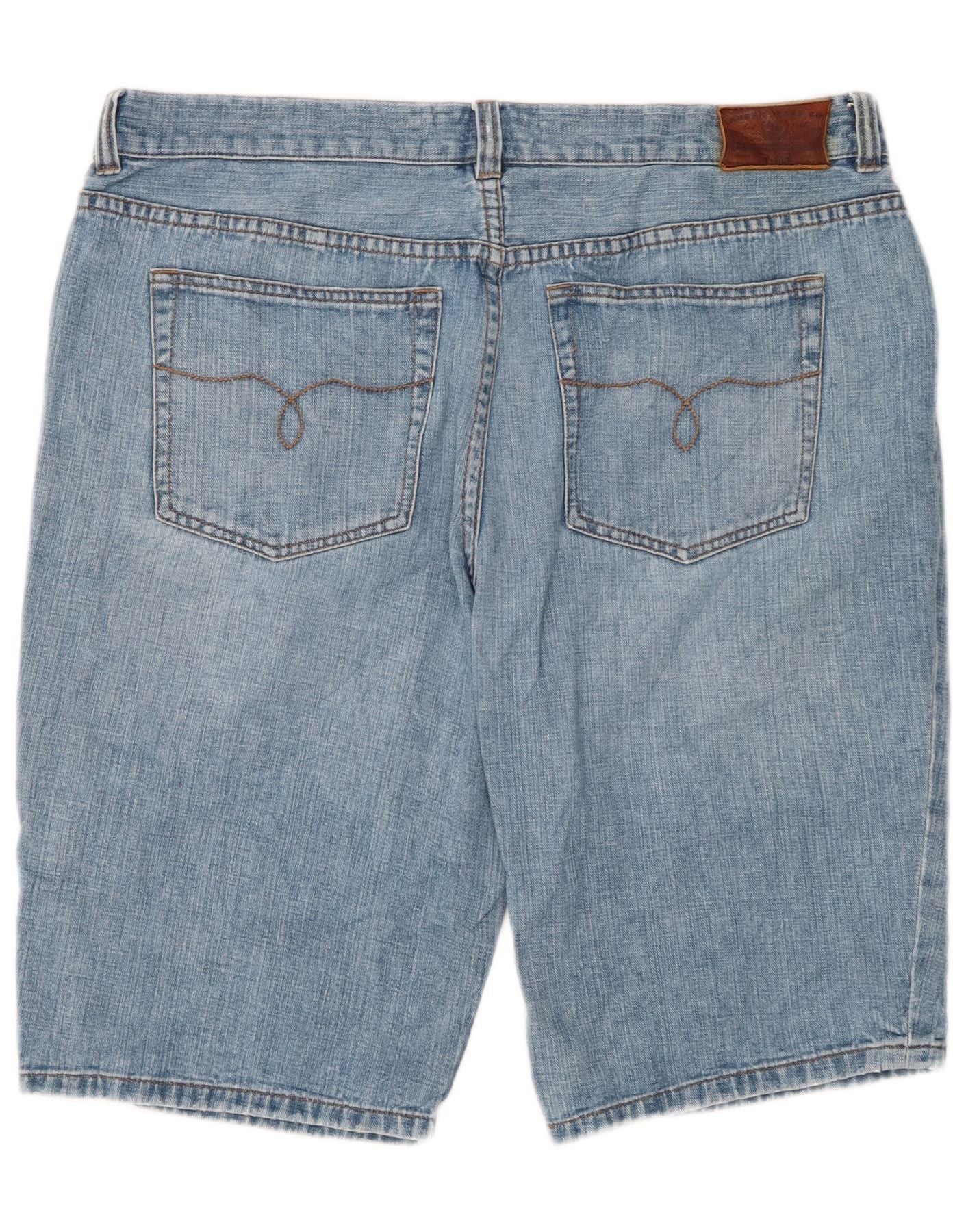 Ralph Lauren Womens Denim Shorts US 14 XL W36 Blue Cotton Size 32" / US 10 / IT 46 - 2 Thumbnail