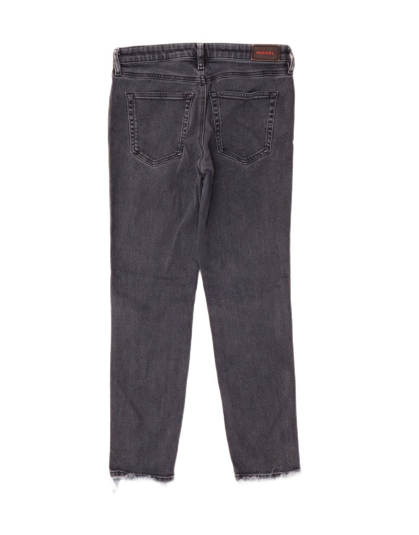 Diesel Womens Babhila Slim Skinny Jeans W28 L28 Blue Cotton Size 42" / US 20 - 2 Thumbnail