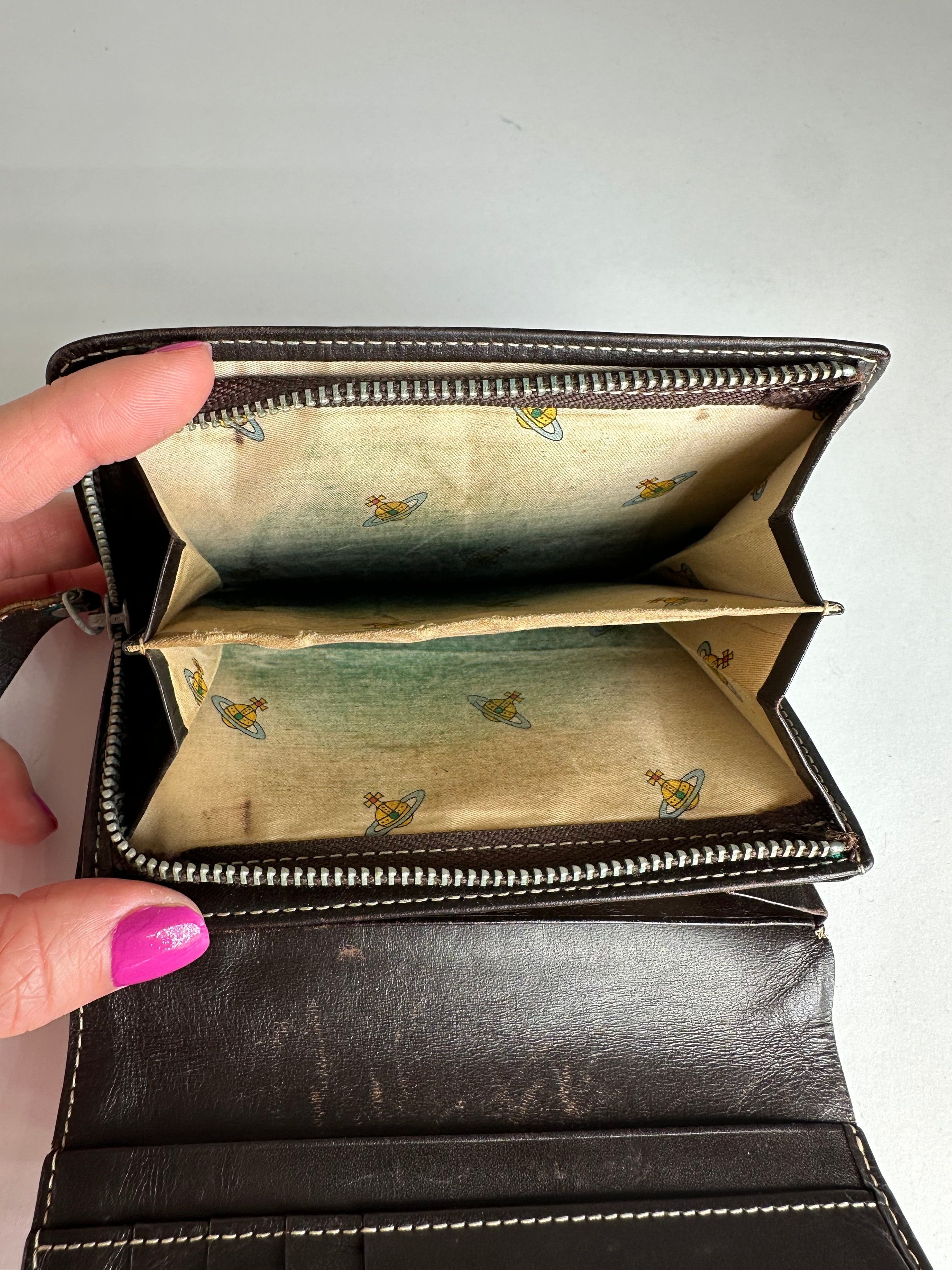 Vivienne Westwood Vintage Leather Wallet Black Size ONE SIZE - 6 Thumbnail