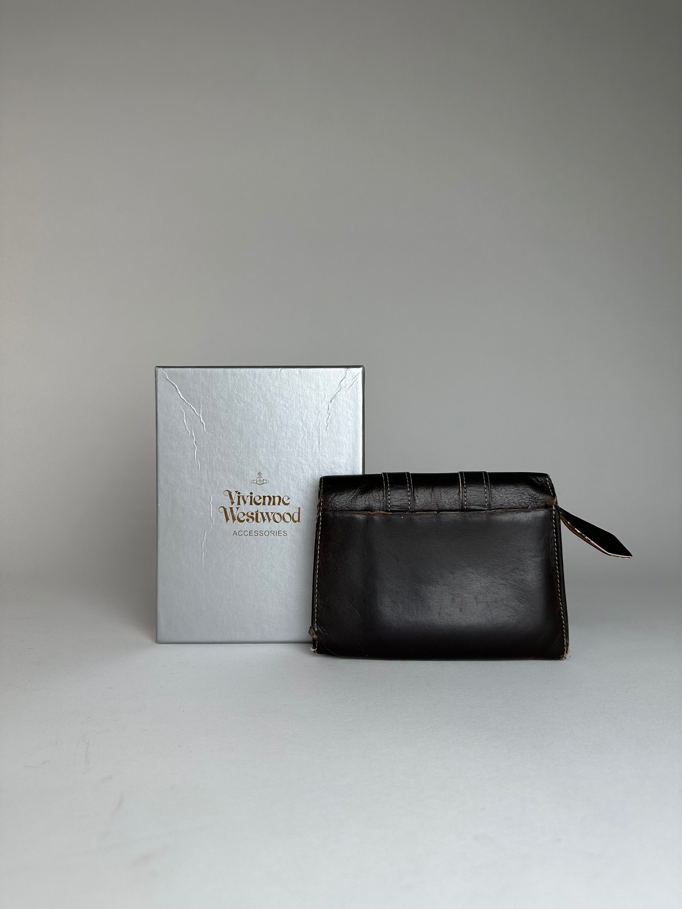 Vivienne Westwood Vintage Leather Wallet Black Size ONE SIZE - 2 Thumbnail