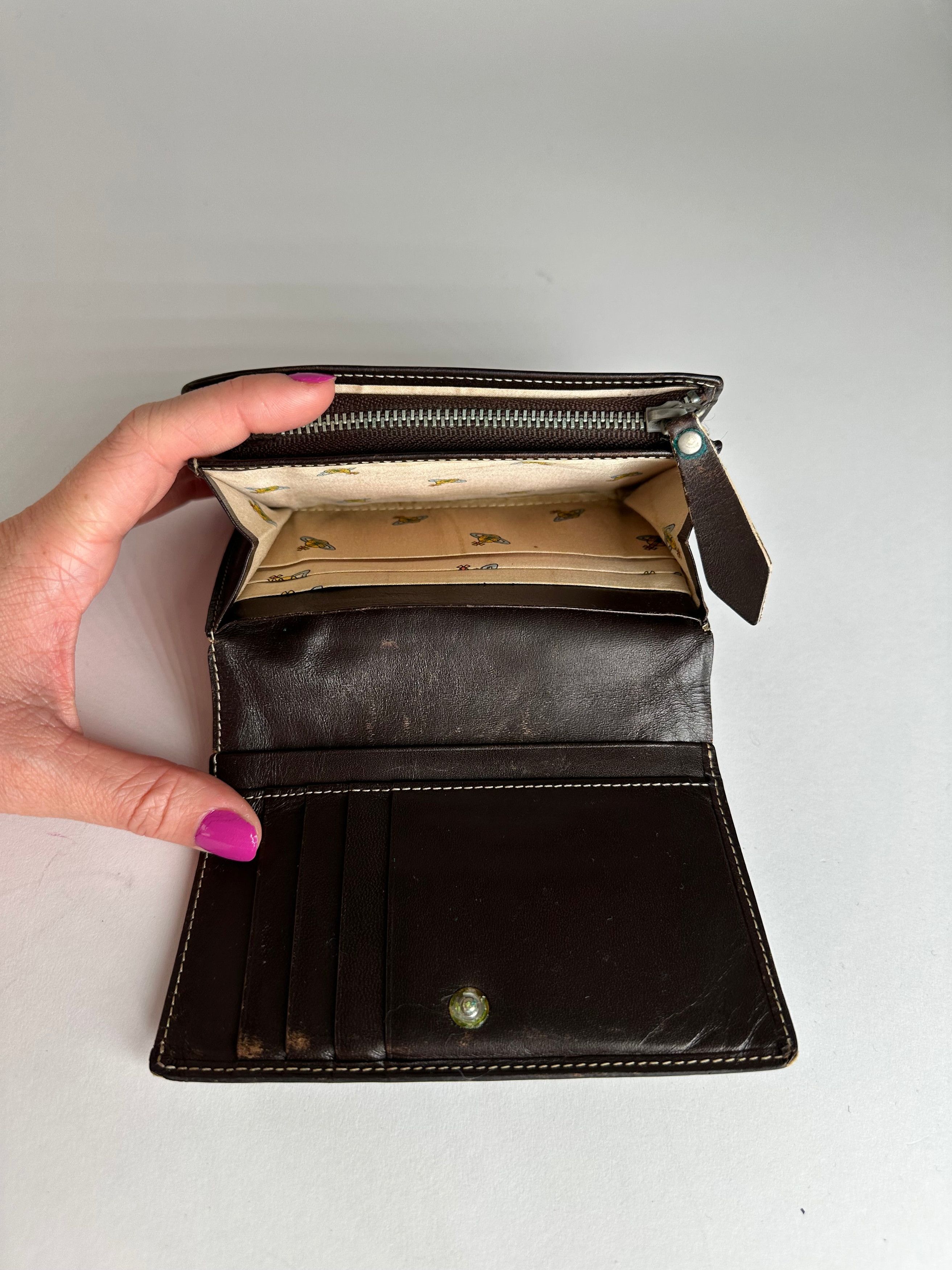 Vivienne Westwood Vintage Leather Wallet Black Size ONE SIZE - 3 Thumbnail