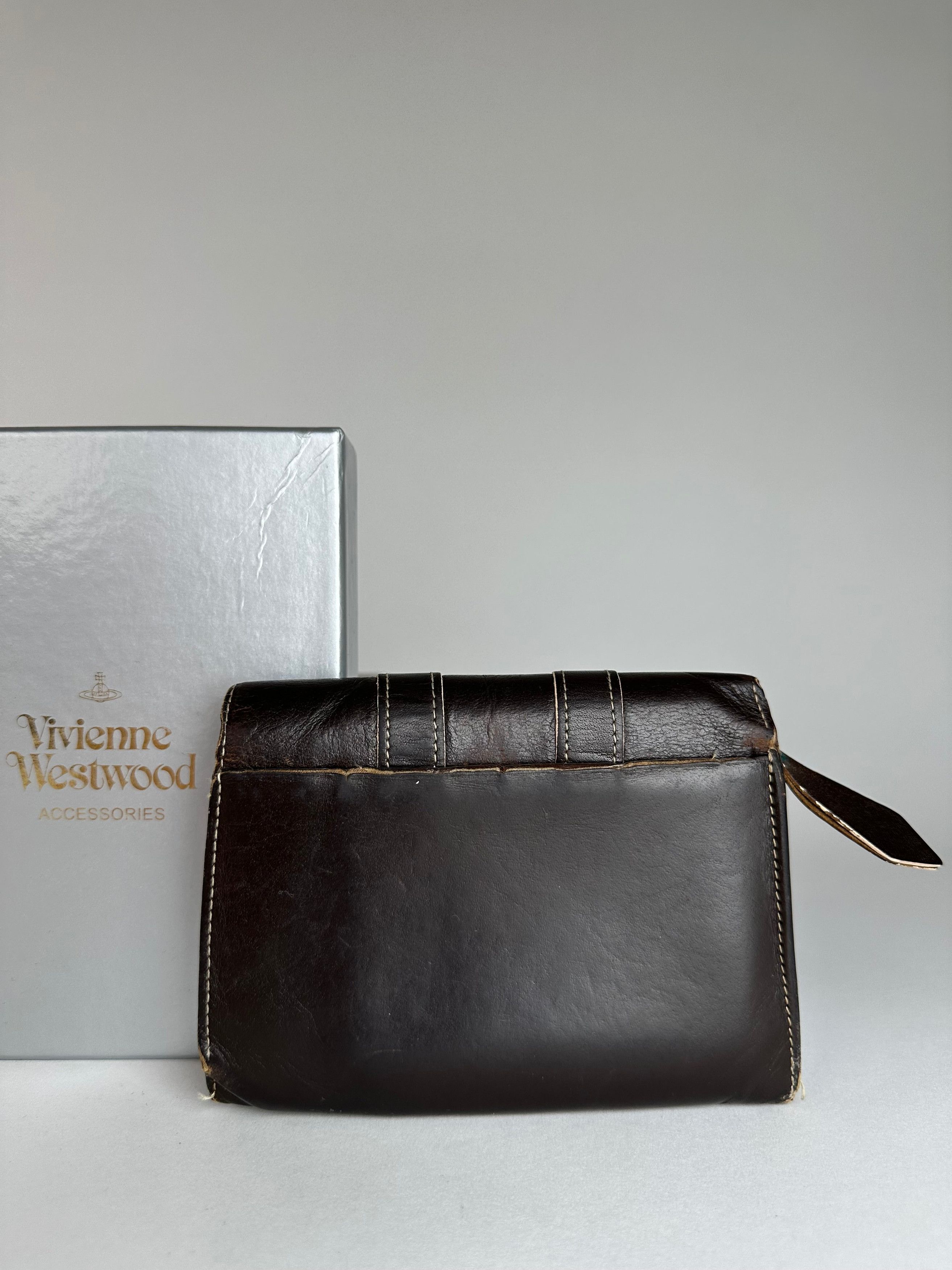 Vivienne Westwood Vintage Leather Wallet Black Size ONE SIZE - 15 Thumbnail