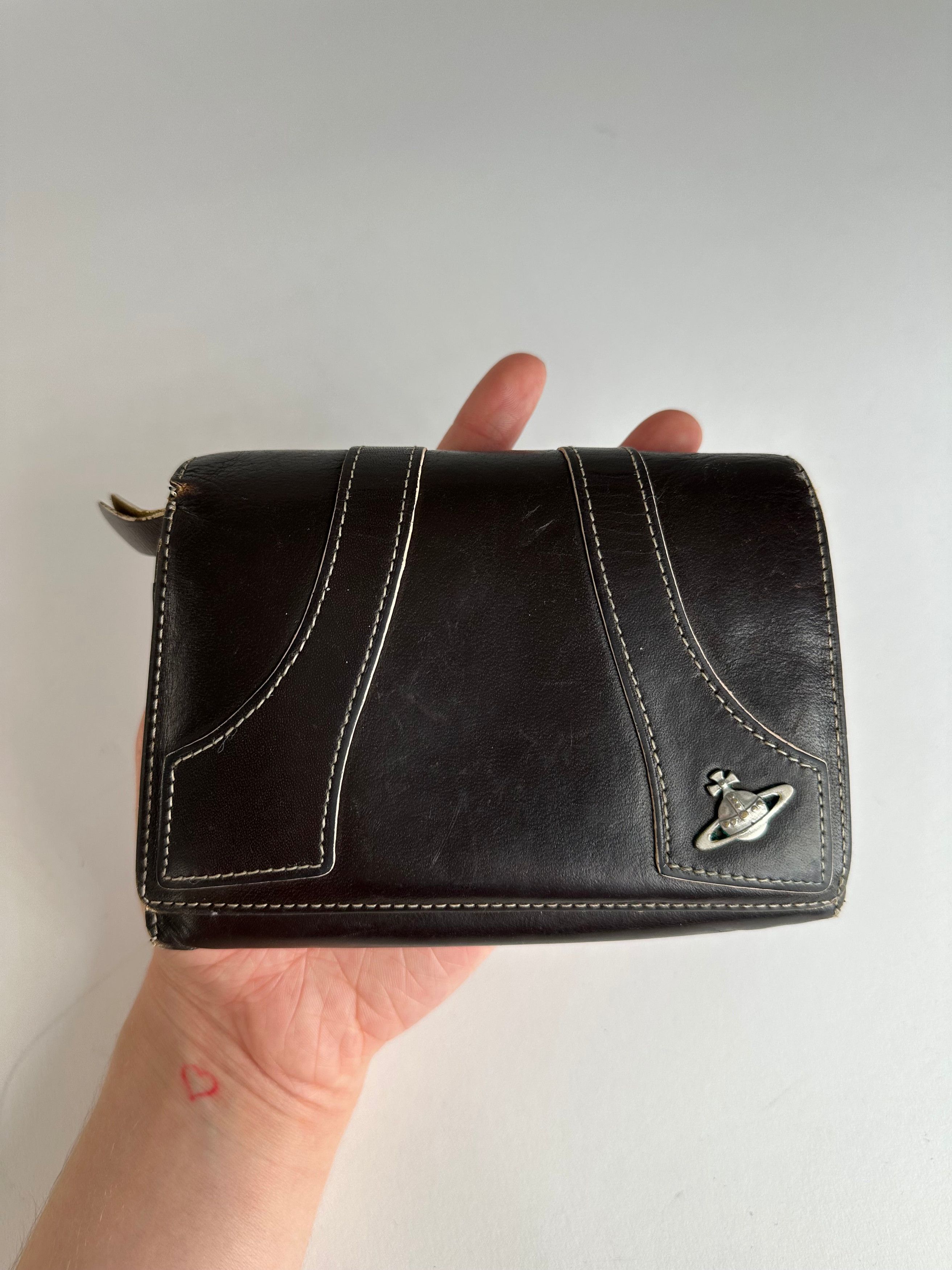 Vivienne Westwood Vintage Leather Wallet Black Size ONE SIZE - 5 Thumbnail