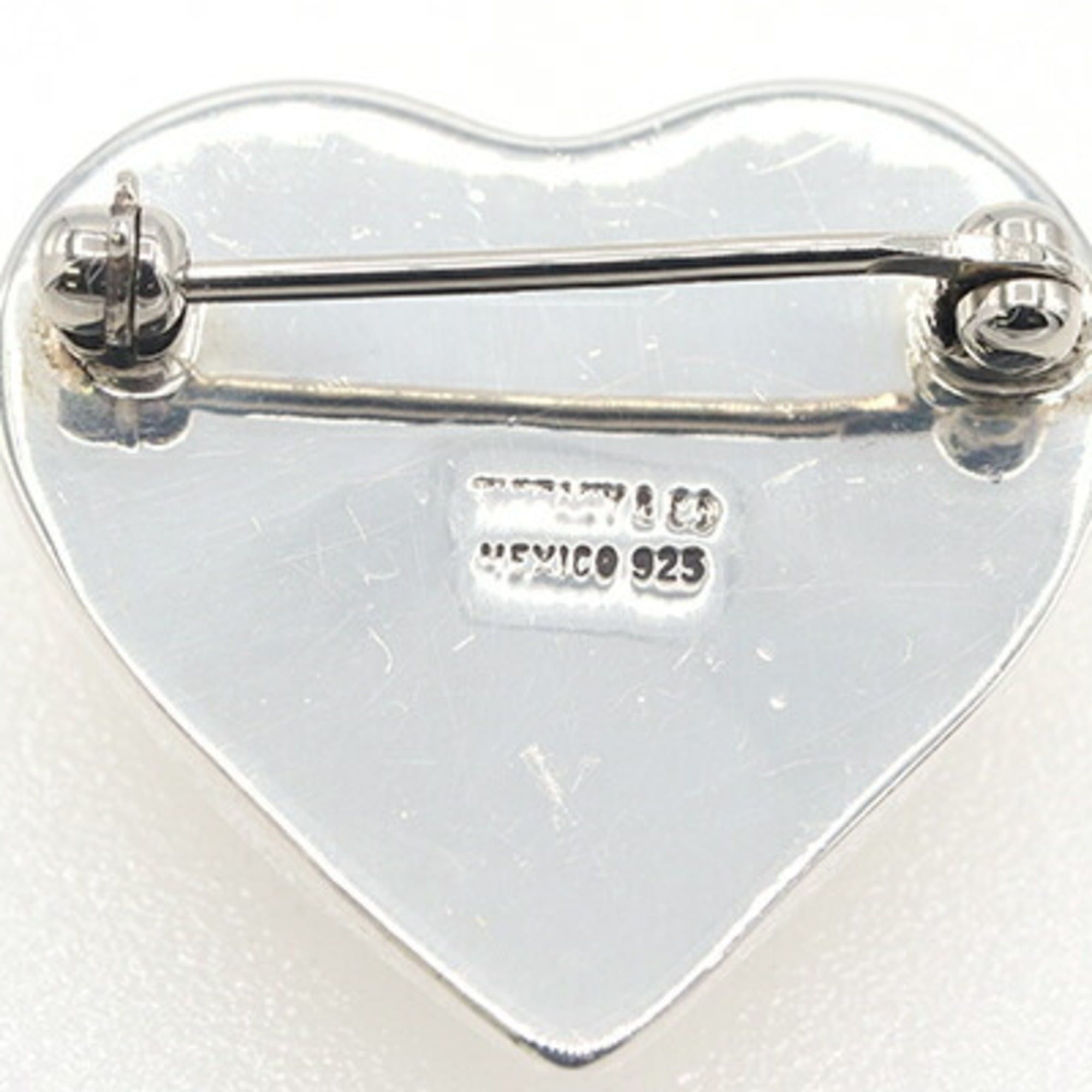 Tiffany & Co. Tiffany & Co. Heart Brooch, Sterling Silver 925, Pin Women's. Size ONE SIZE - 4 Thumbnail