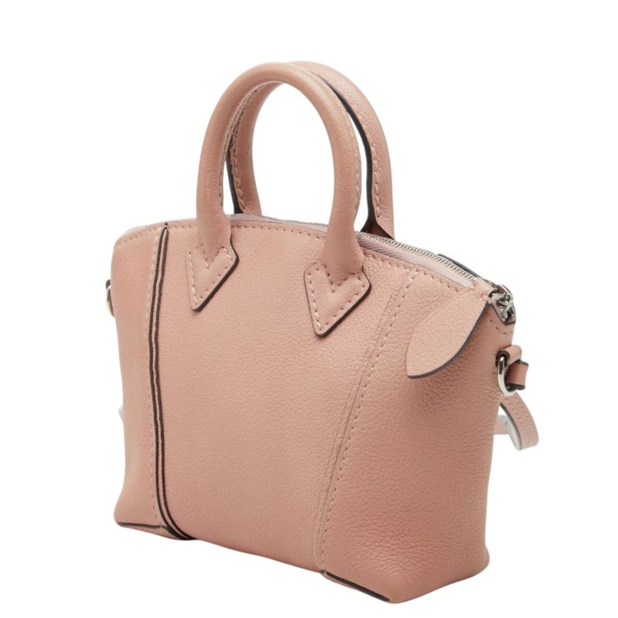 Louis Vuitton Louis Vuitton Parnasséa Nano Lockit Mini Handbag Shoulder Bag 2WAY M61256 Magnolia Pink Leather Women's LOUIS VUITTON Size ONE SIZE - 2 Thumbnail