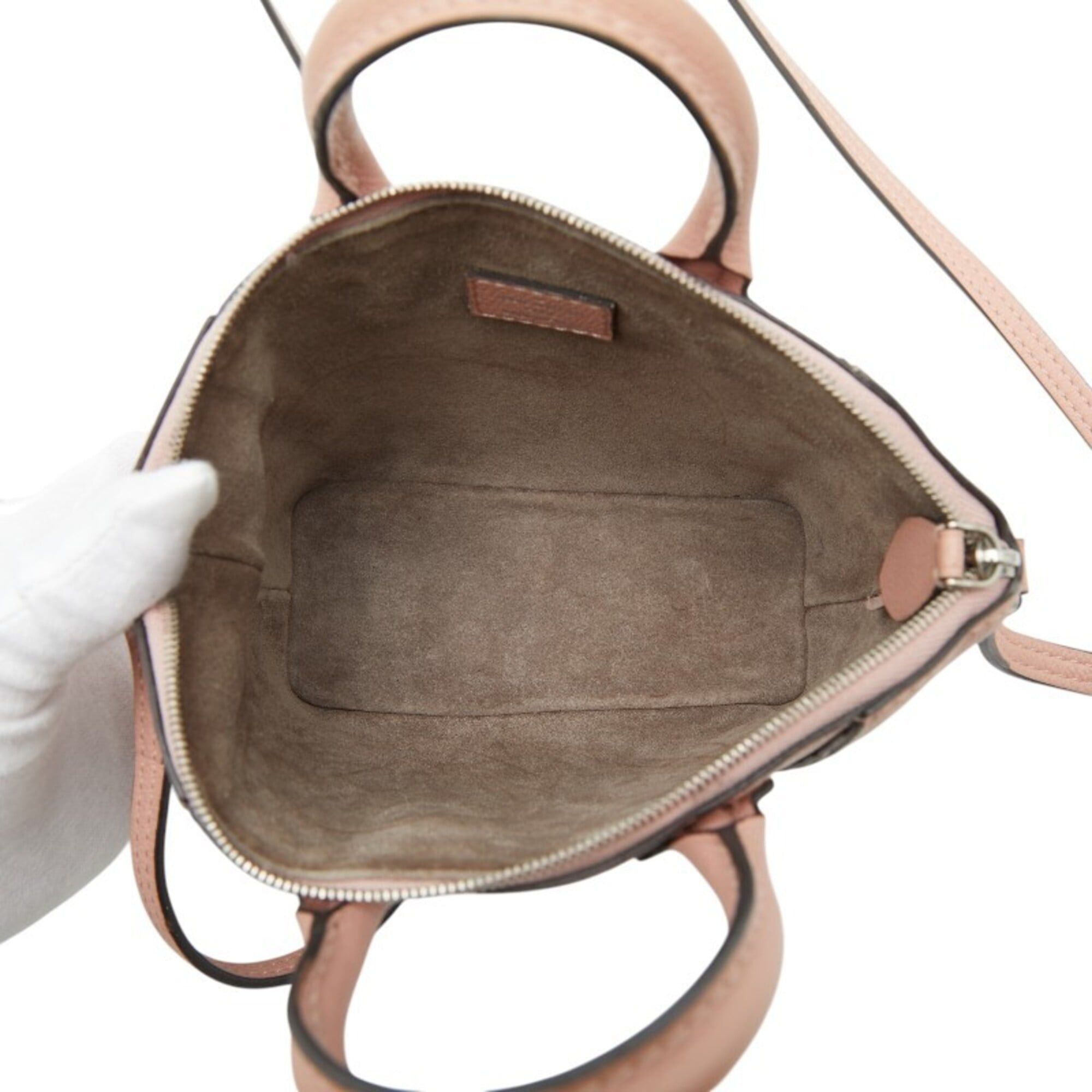 Louis Vuitton Louis Vuitton Parnasséa Nano Lockit Mini Handbag Shoulder Bag 2WAY M61256 Magnolia Pink Leather Women's LOUIS VUITTON Size ONE SIZE - 8 Thumbnail