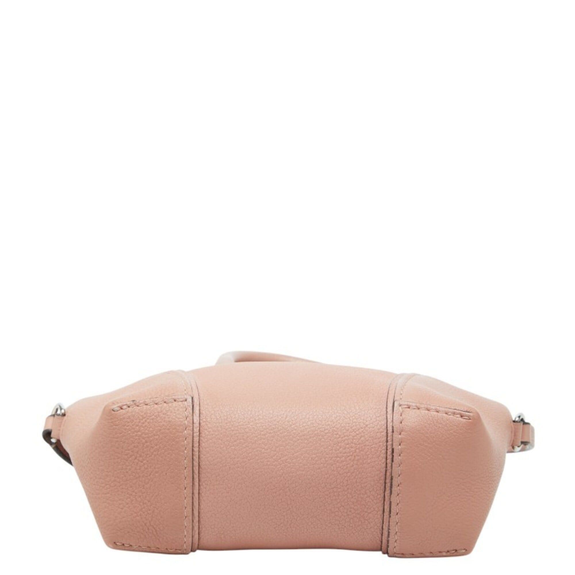 Louis Vuitton Louis Vuitton Parnasséa Nano Lockit Mini Handbag Shoulder Bag 2WAY M61256 Magnolia Pink Leather Women's LOUIS VUITTON Size ONE SIZE - 3 Thumbnail